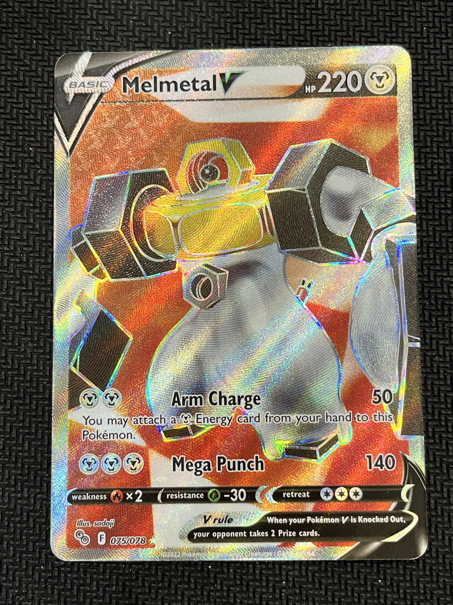 #075/078 Melmetal V (Full Art) Pokemon GO