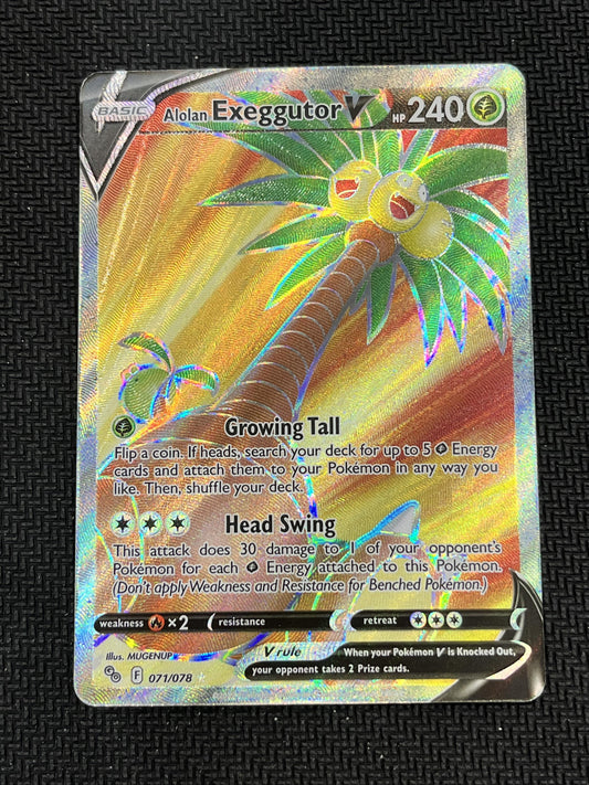 #071/078 Alolan Exeggutor V (Full Art) Pokemon GO