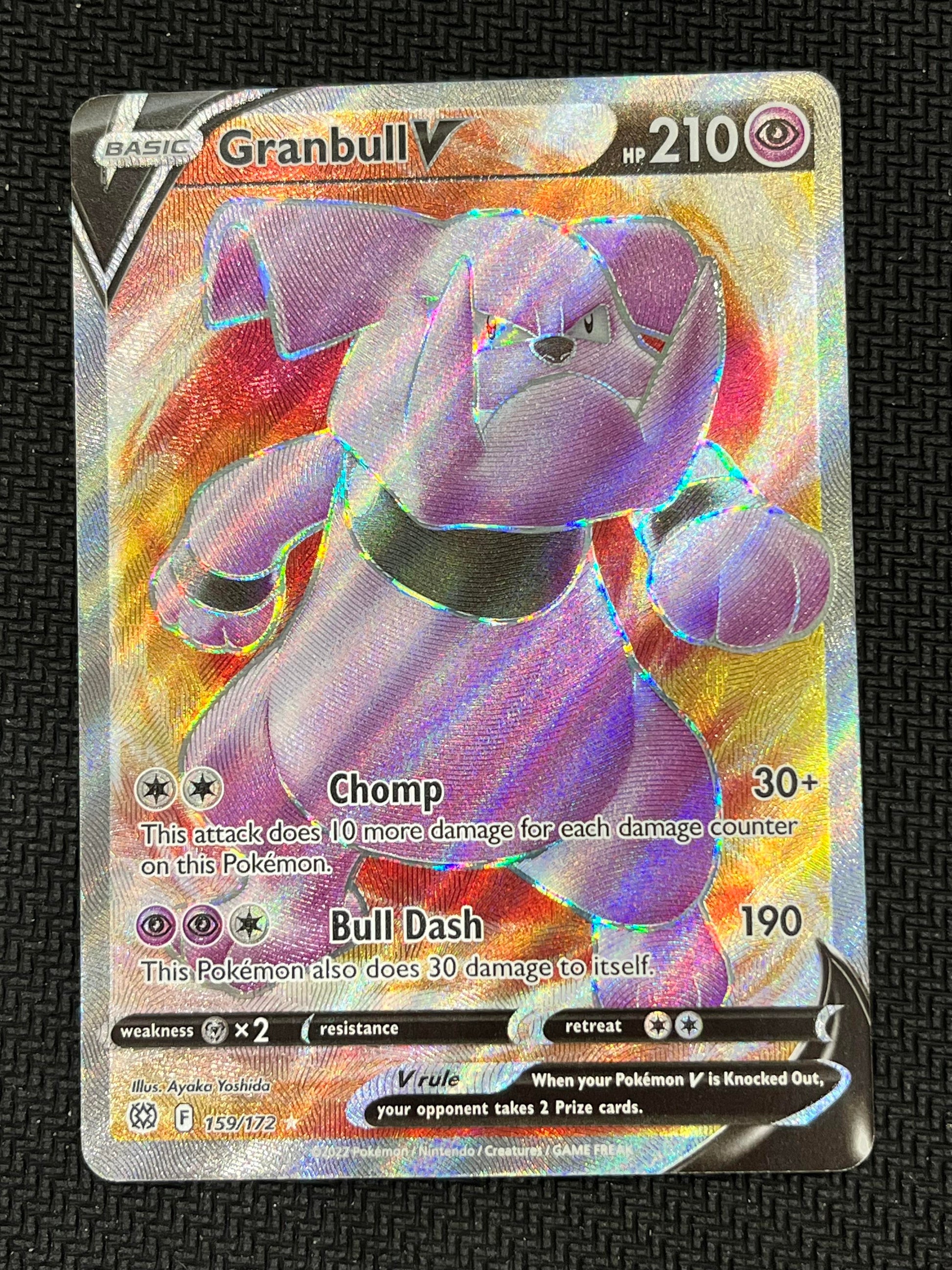 #159/172 Granbull V (Full Art) SWSH09: Brilliant Stars