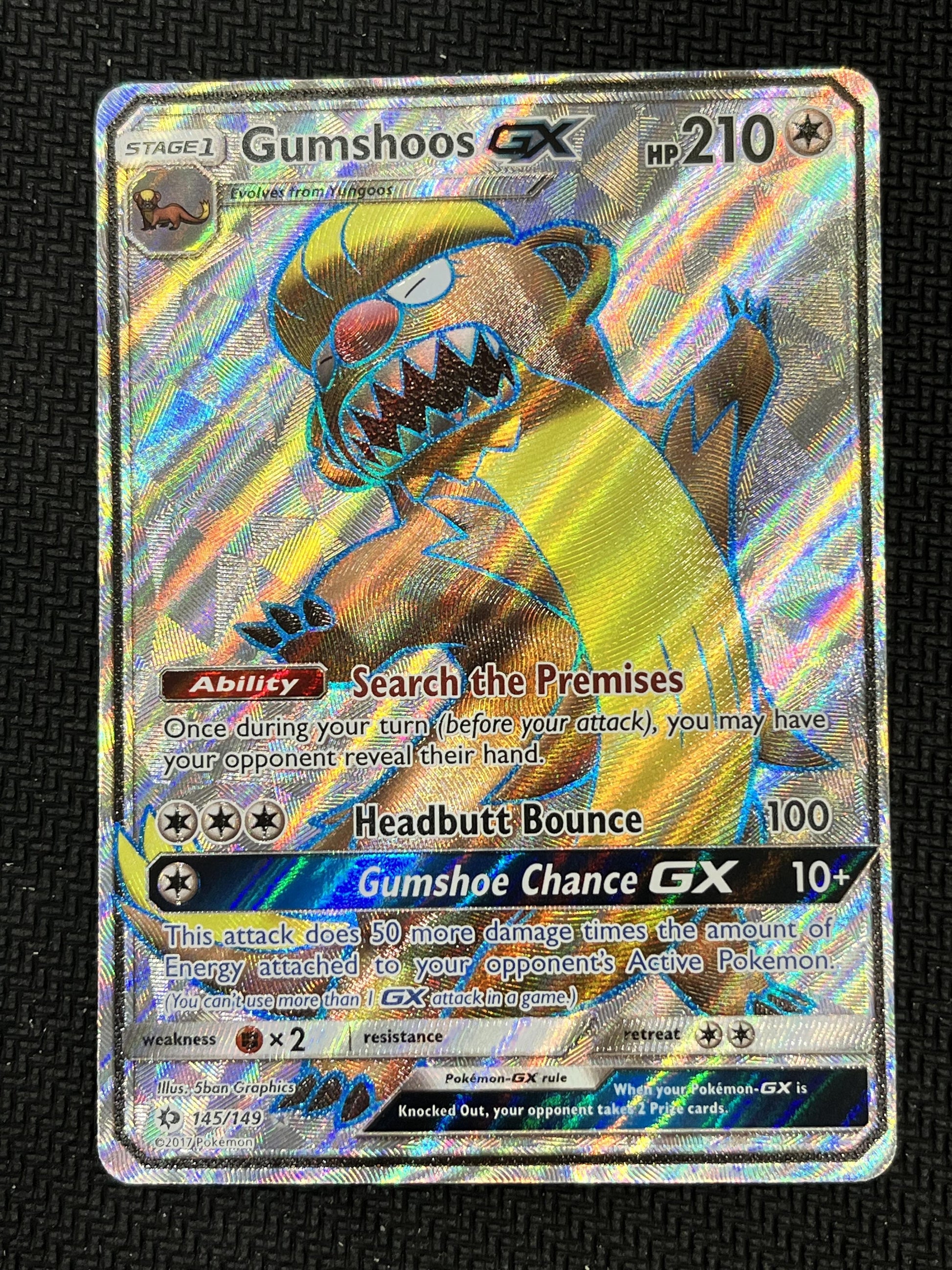 #145/149 Gumshoos GX (Full Art) SM Base Set