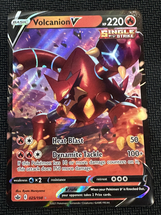 #025/198 Volcanion V SWSH06: Chilling Reign