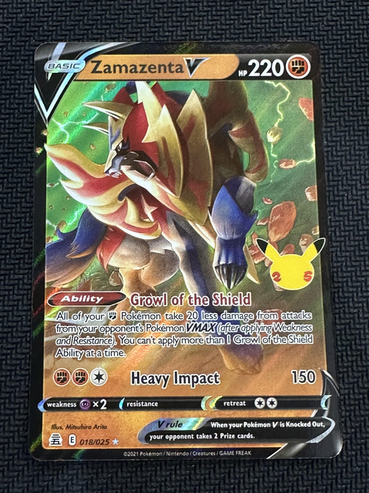 #018/025 Zamazenta V Celebrations