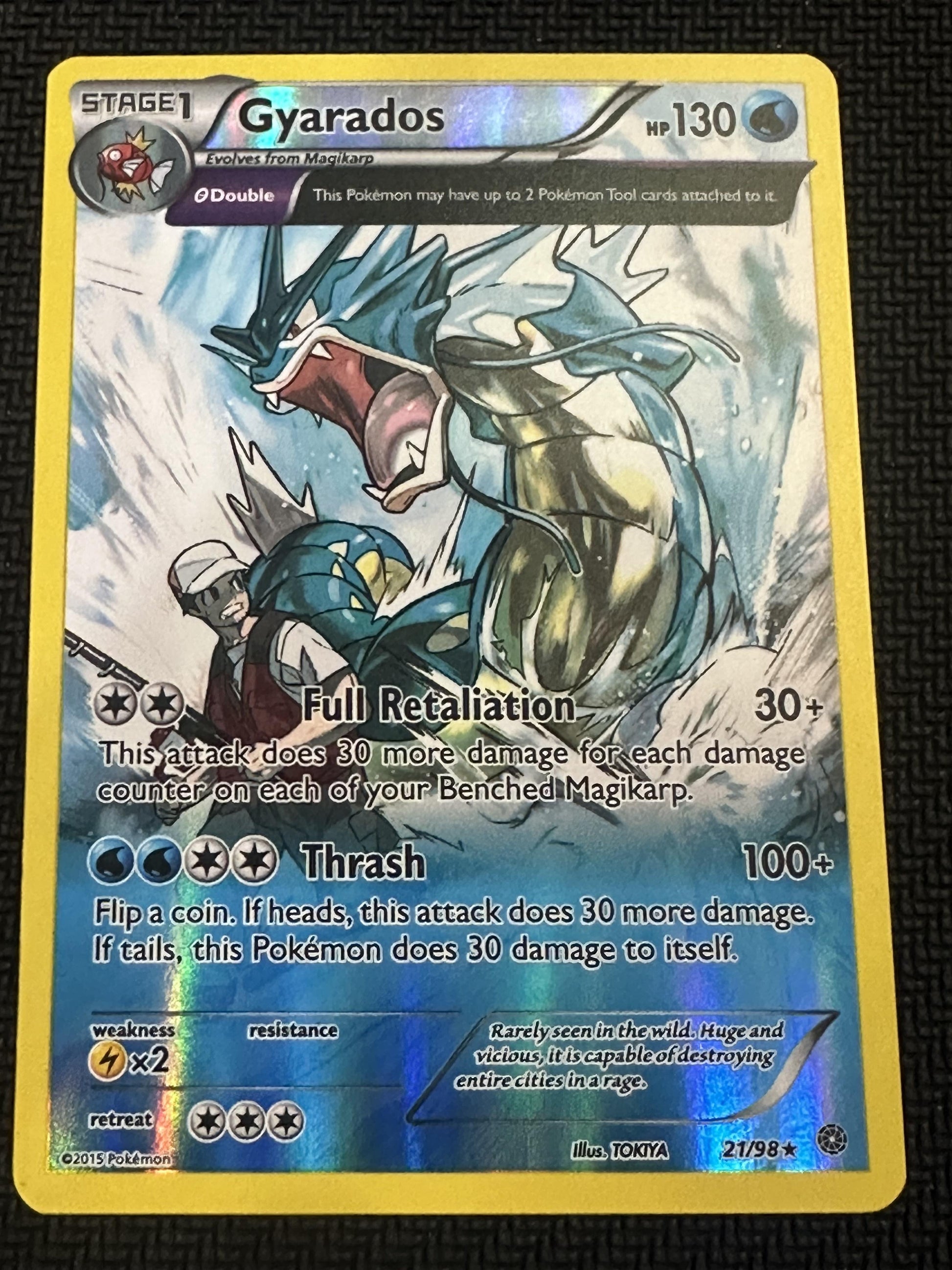 #21/98 Gyarados (21) XY - Ancient Origins revere holo