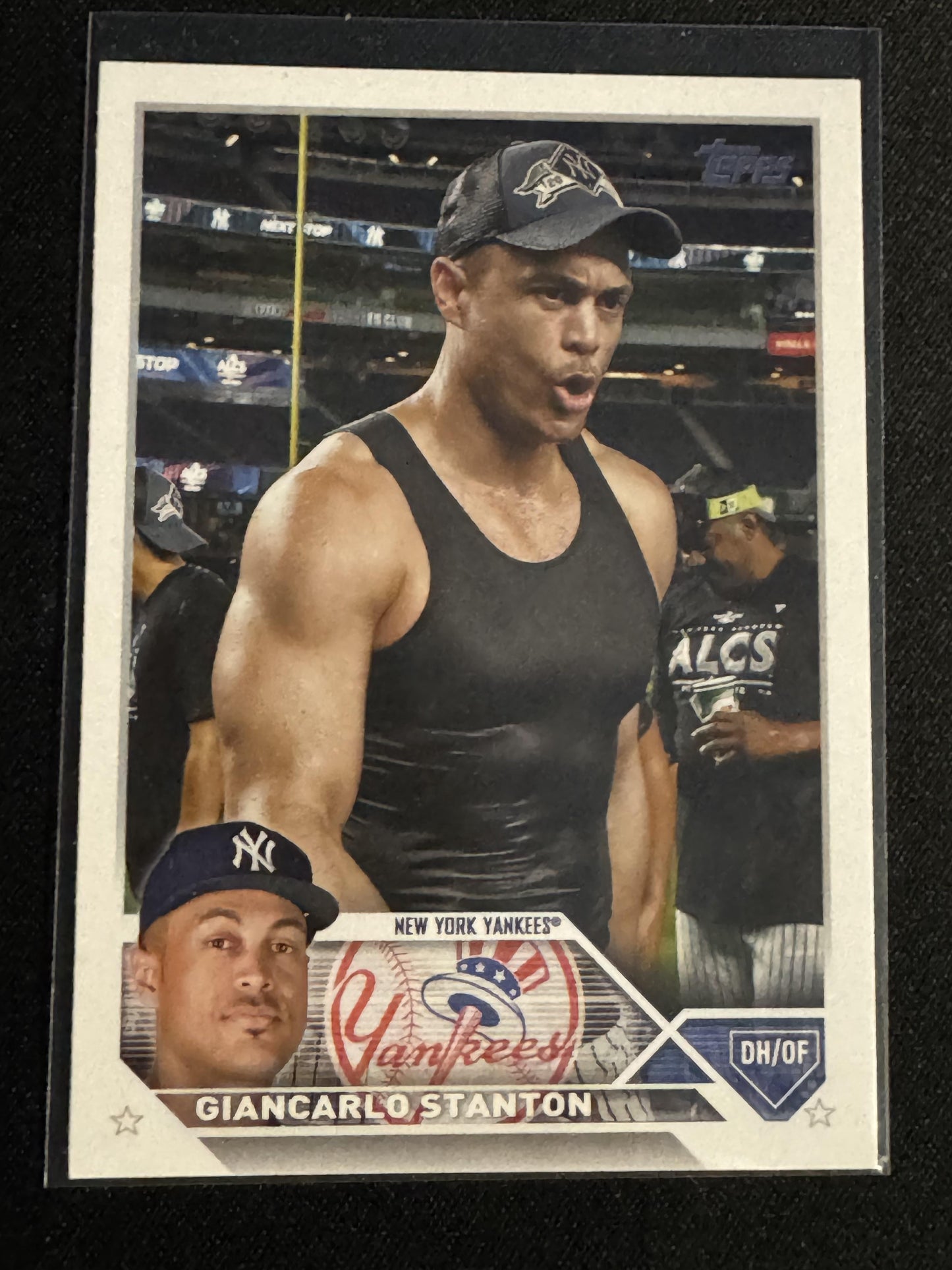 #509 Giancarlo Stanton 2023 Topps Yankees  Golden Mirror Image Variation SSP