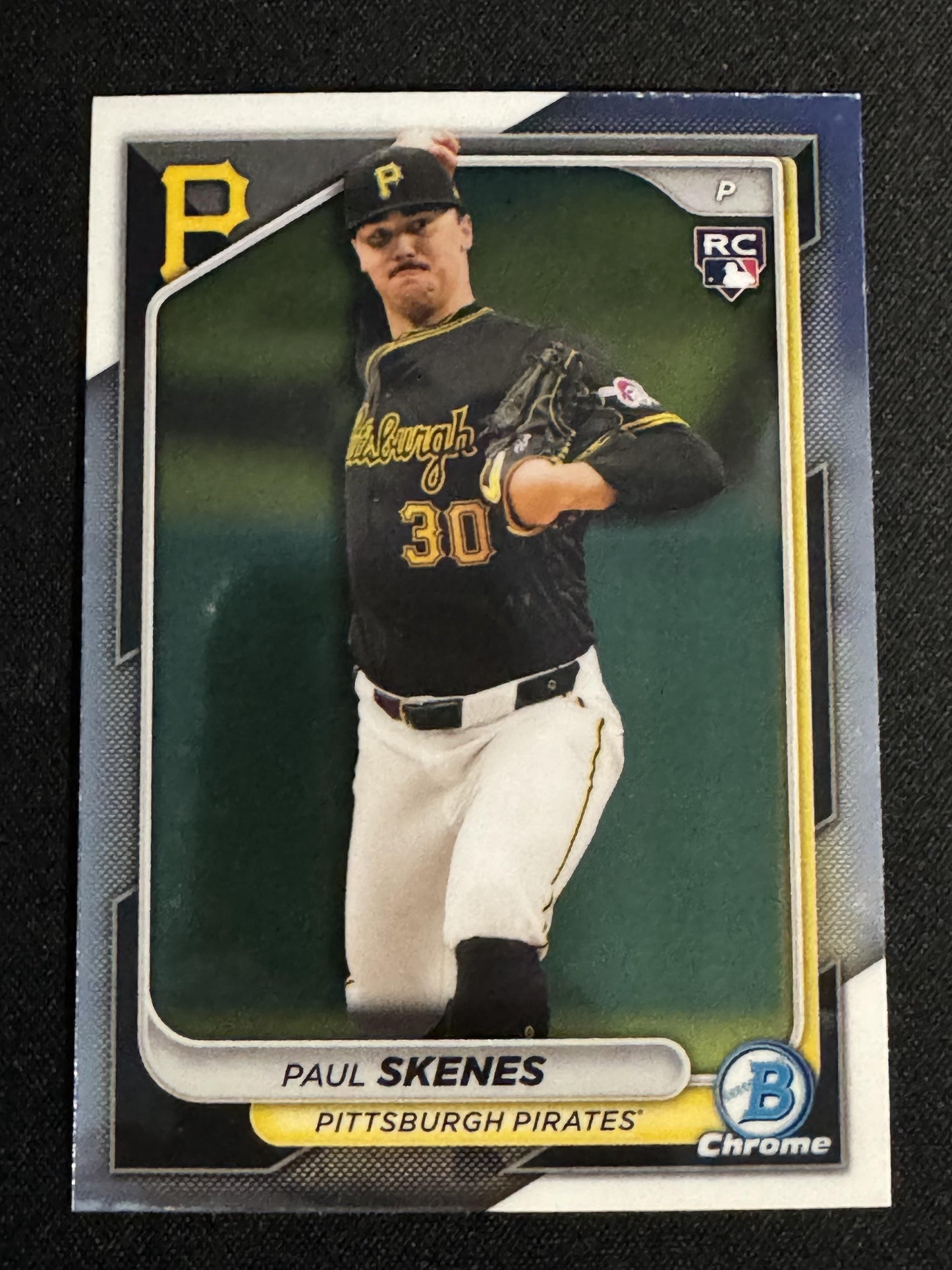 #31 Paul Skenes 2024 Bowman Chrome RC Rookie Pittsburgh Pirates sports