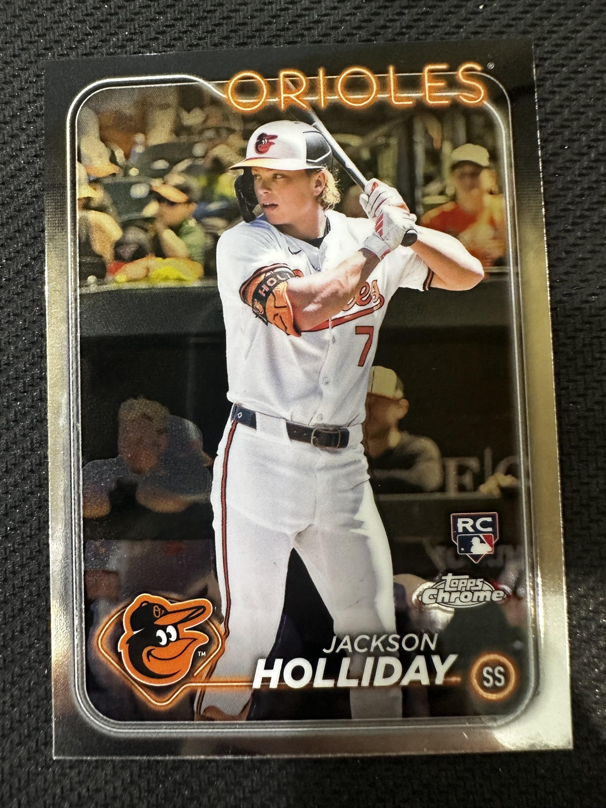 #88 Jackson Holliday 2024 Topps Chrome RC Rookie Baltimore Orioles sports