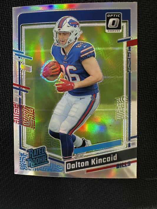 #211 Dalton Kincaid 2023 Donruss Optic sports Holo