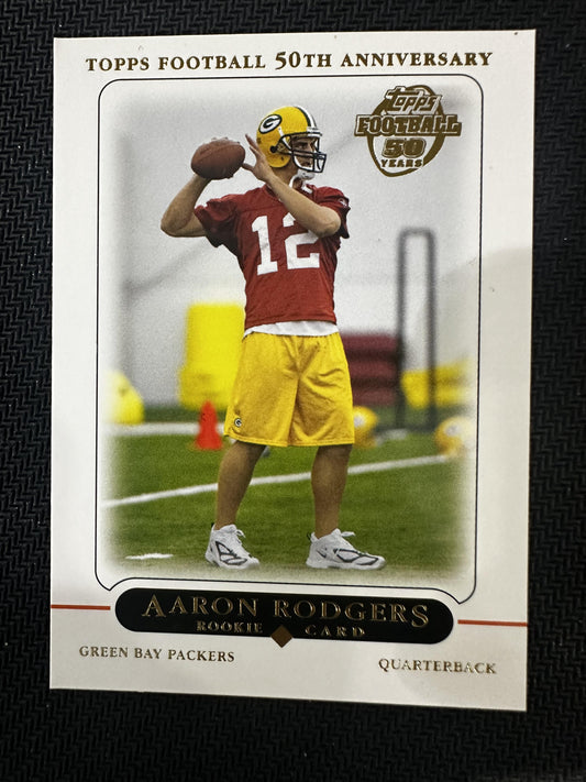 #431 Aaron Rodgers 2005 Topps RC Rookie Green Bay Packers sports