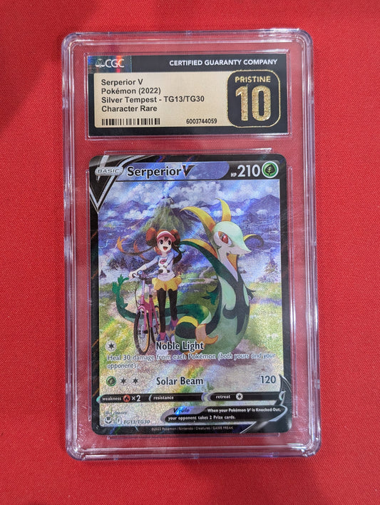 #TG13/TG30 Serperior V SWSH12: Silver Tempest CGC Pristine 10