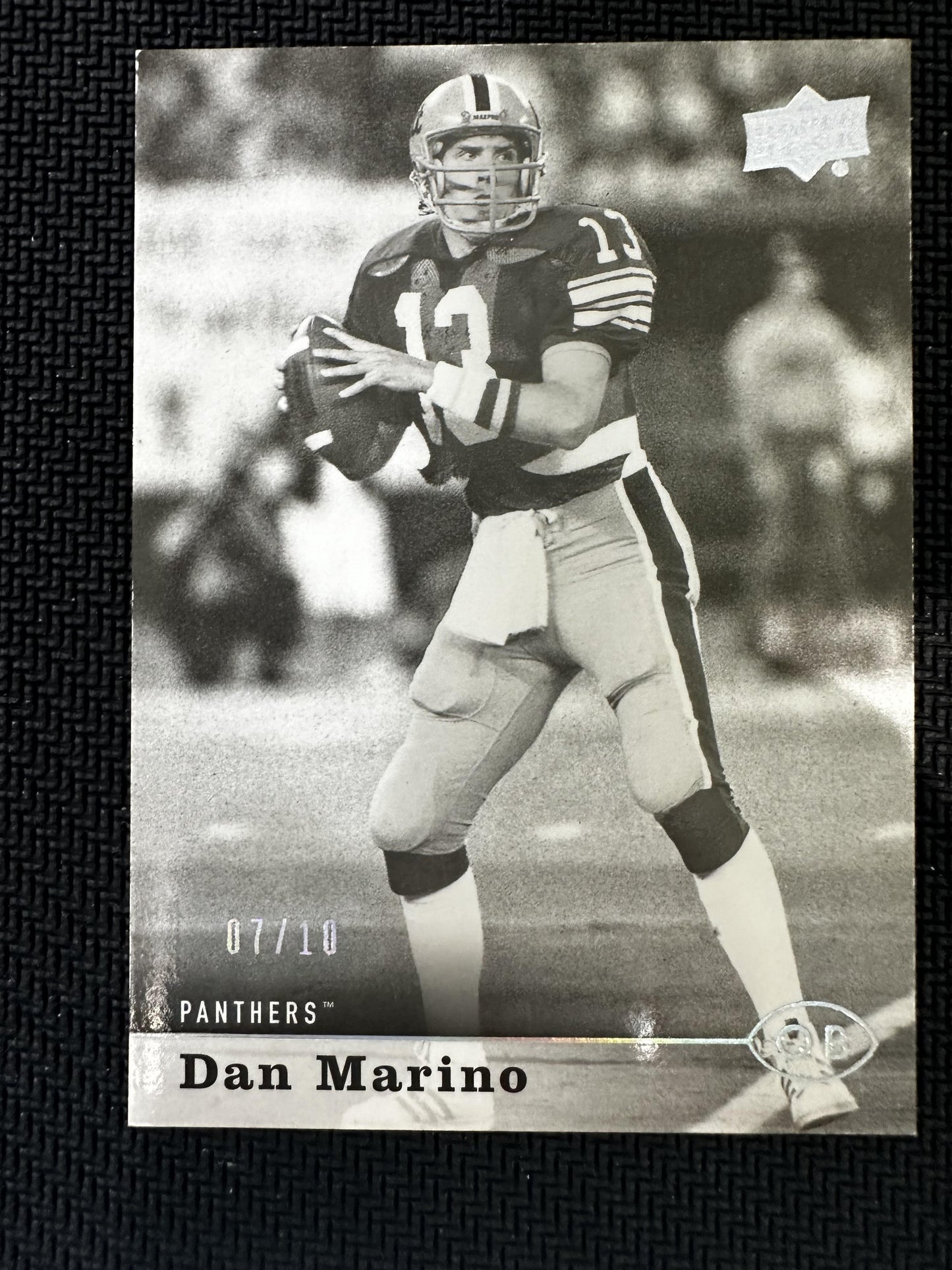 #41 Dan Marino 2013 Upper Deck Black and White Glossy /10