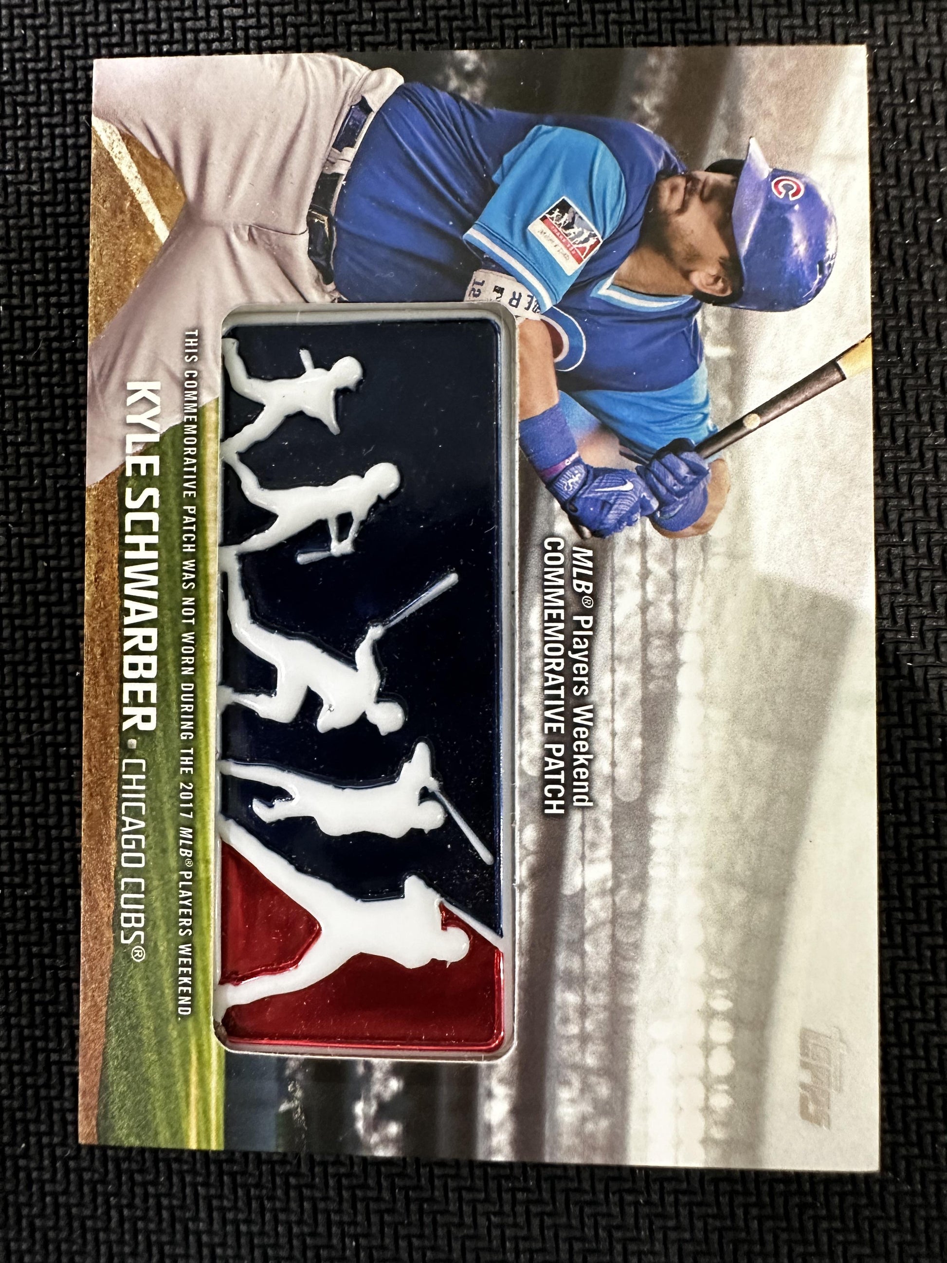 #PWP-KC Kyle Schwarber 2018 Topps Chicago Cubs sports Players Weekend Patch