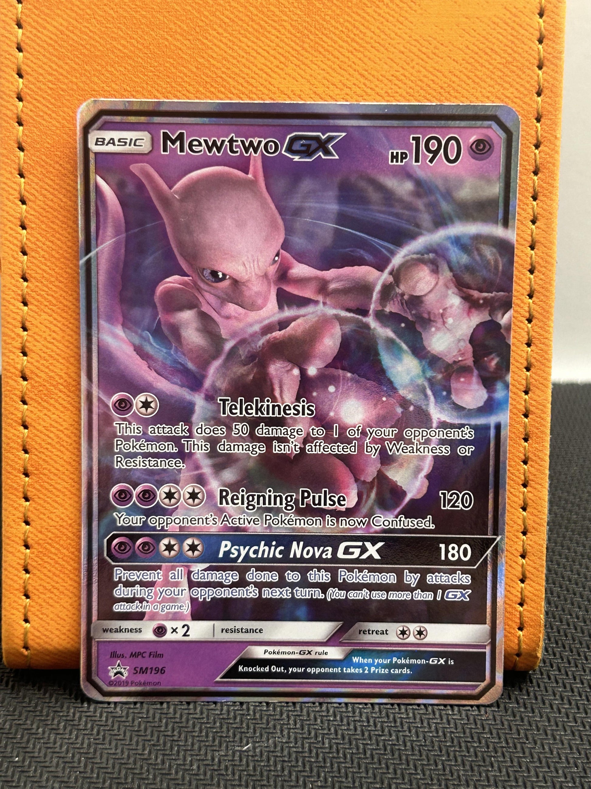 #SM196 Mewtwo GX SM Promos