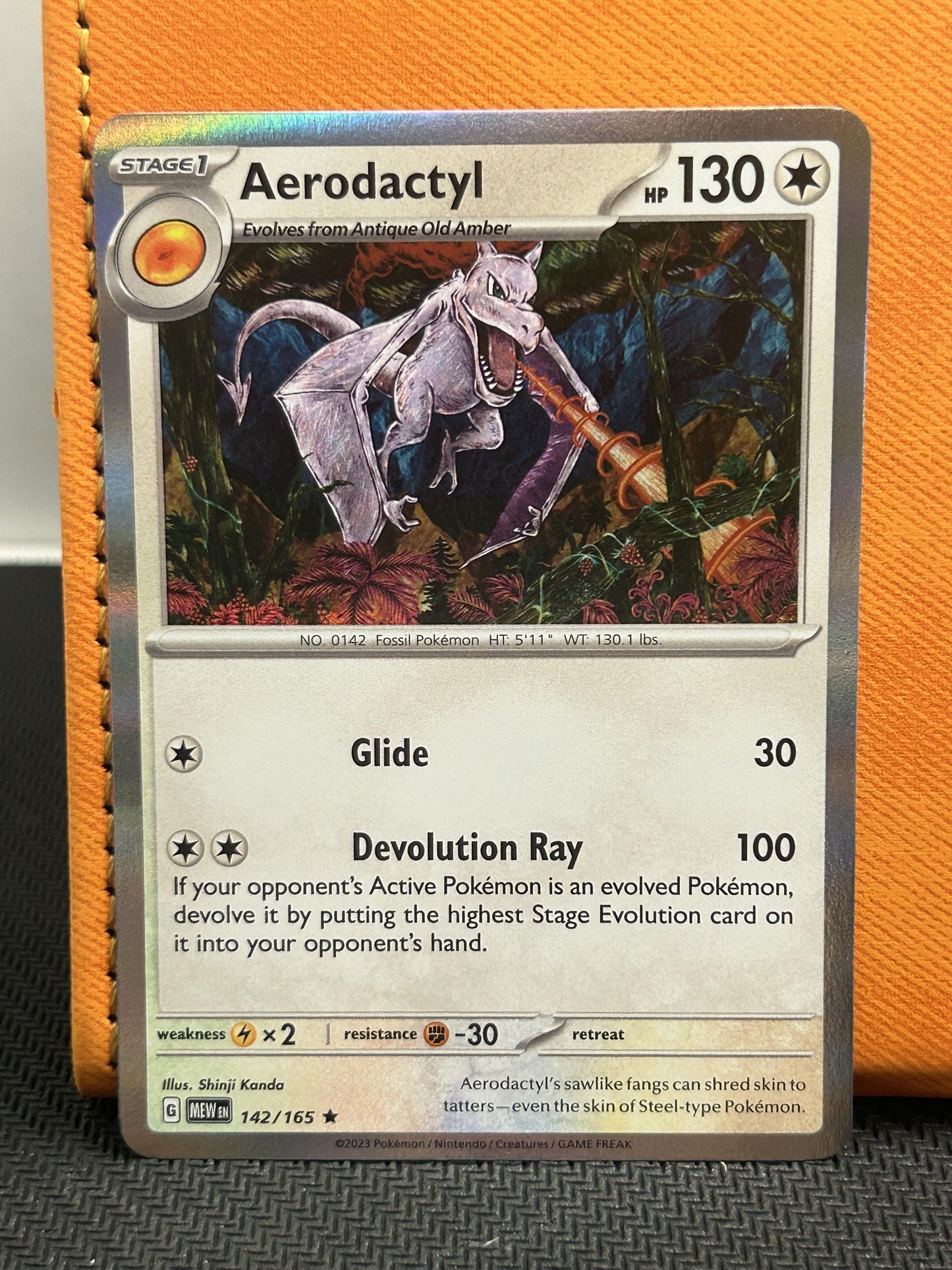 #142/165 Aerodactyl SV: Scarlet & Violet 151