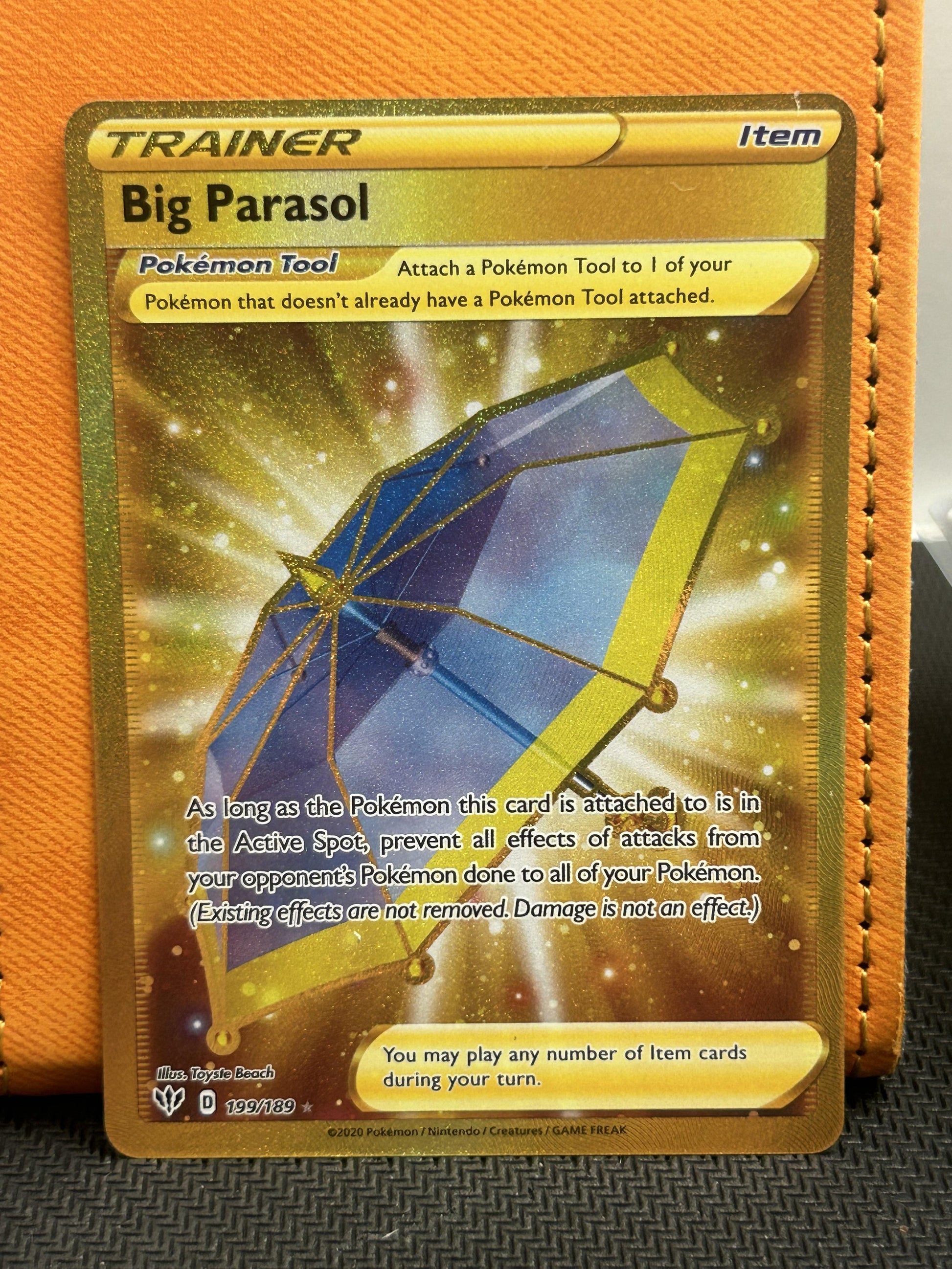 #199/189 Big Parasol (Secret) SWSH03: Darkness Ablaze