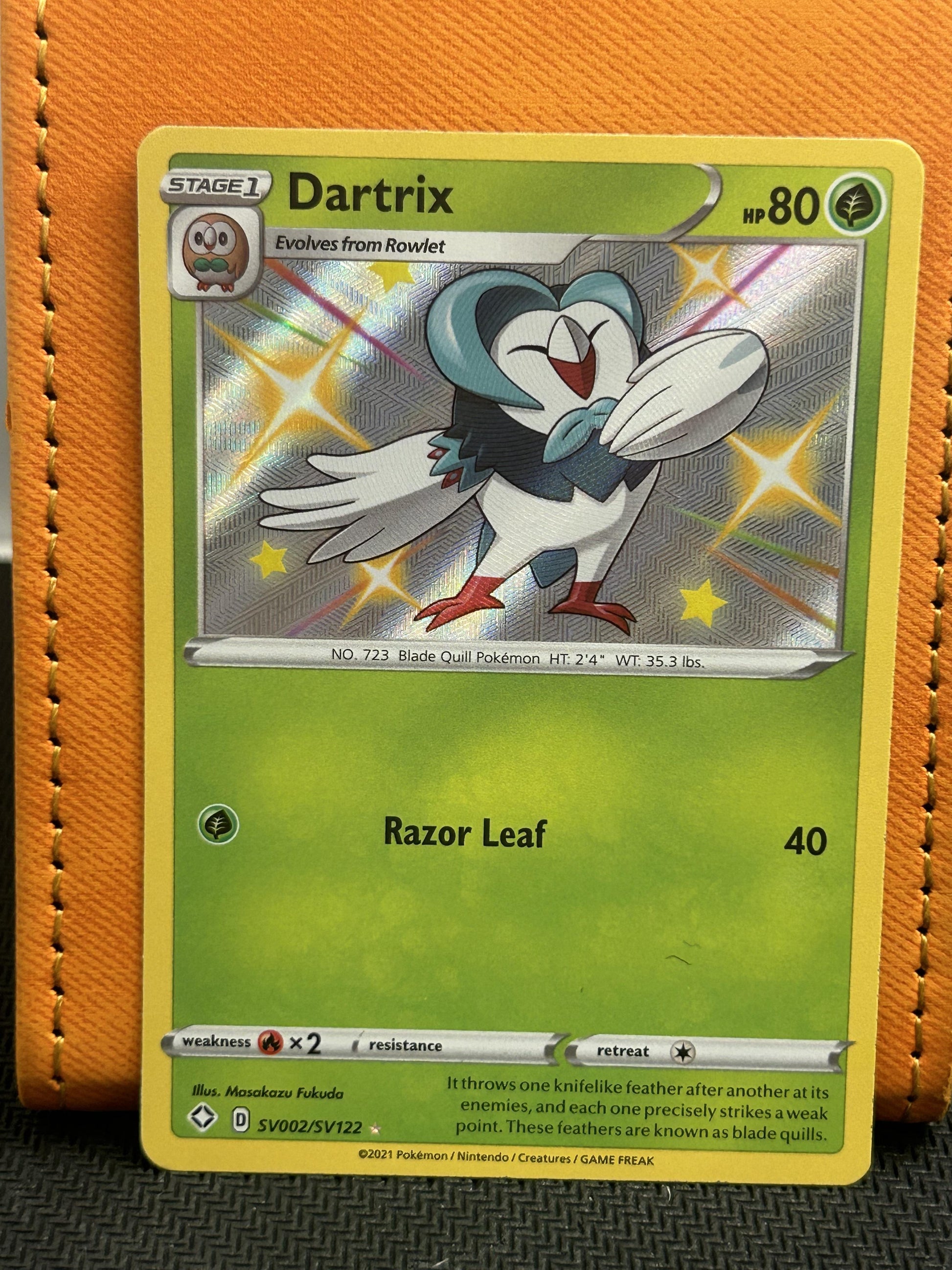 #SV002/SV122 Dartrix Shining Fates: Shiny Vault