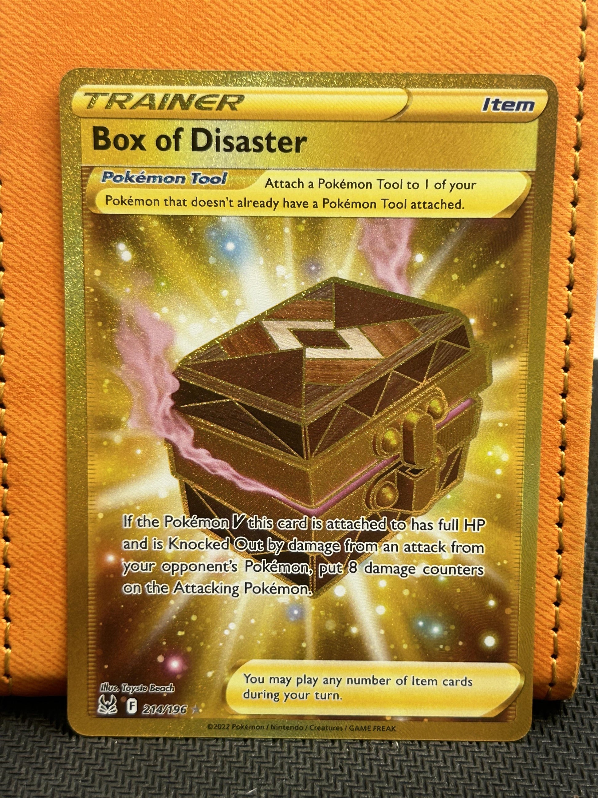 #214/196 Box of Disaster (Secret) SWSH11: Lost Origin