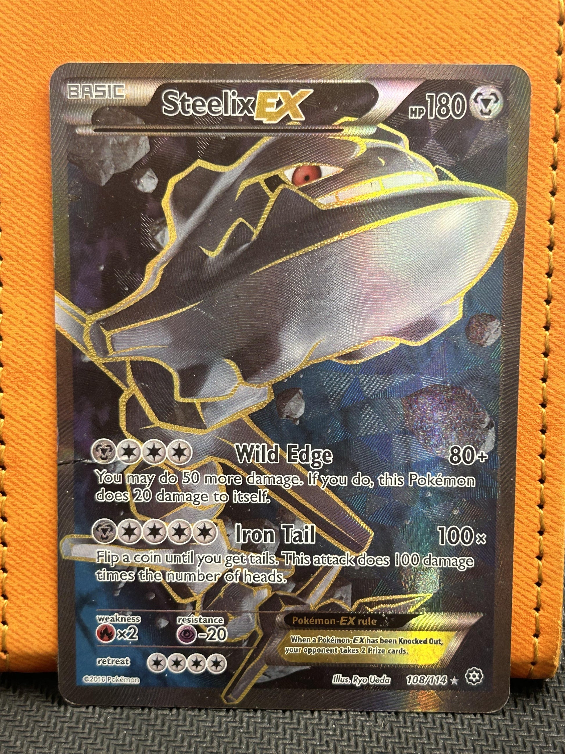 #108/114 Steelix EX (Full Art) XY - Steam Siege