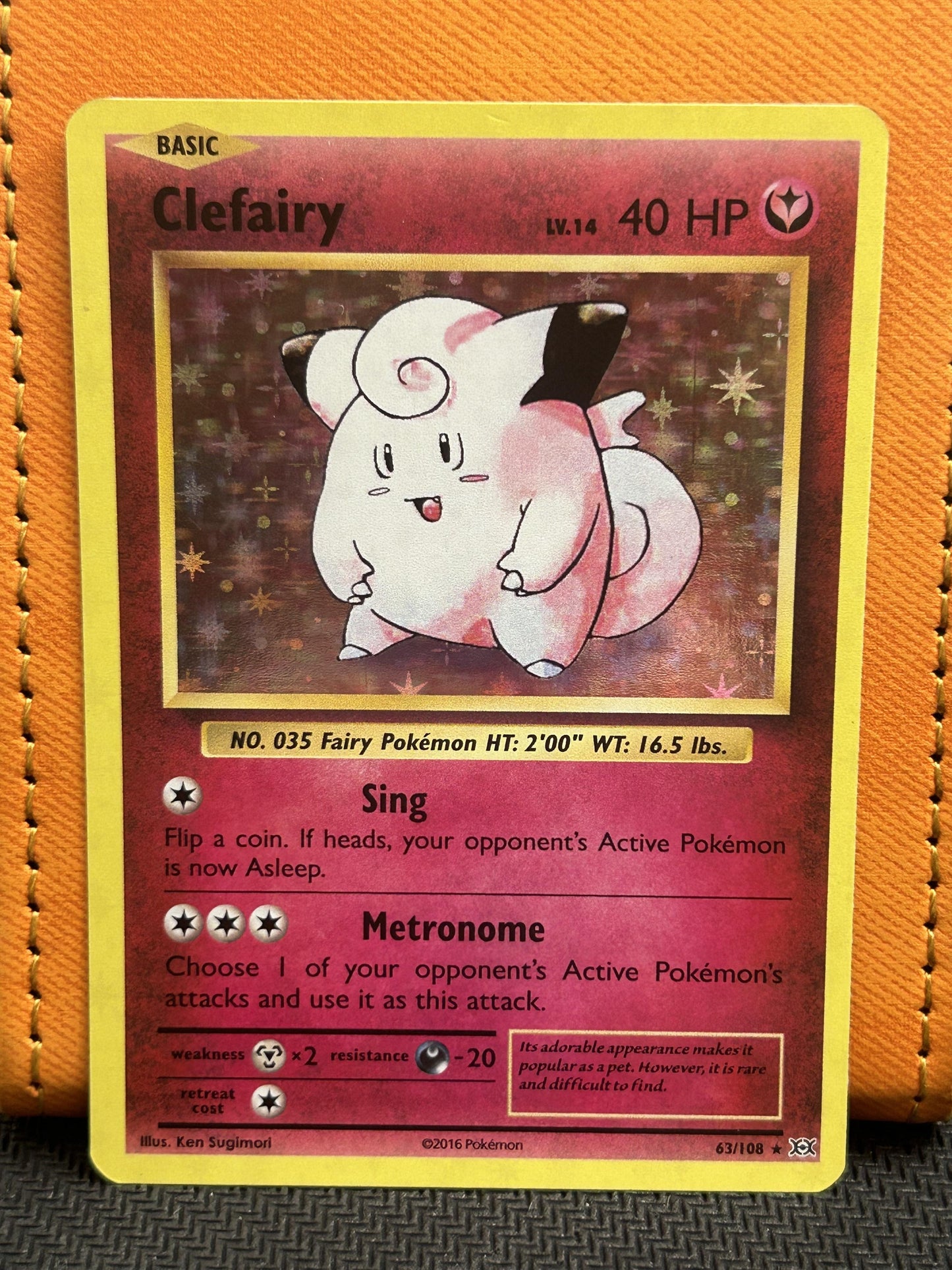 #63/108 Clefairy XY - Evolutions