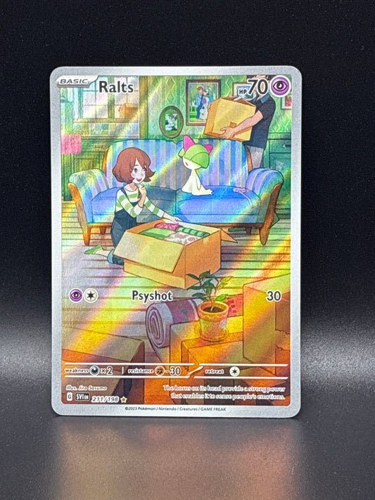 Ralts #211/198 Illustration Rare Scarlet & Violet Base Set