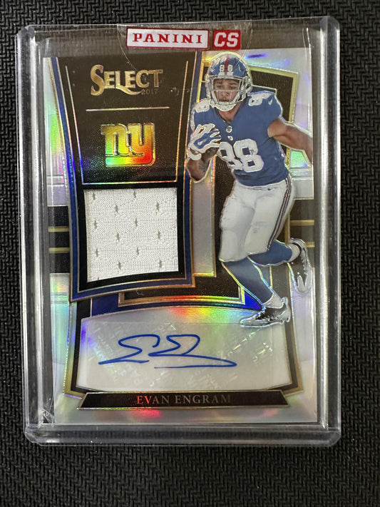 #RM-EE Evan Engram 2017 Panini Select /199 Rookie Signature Memorabilia Prizm