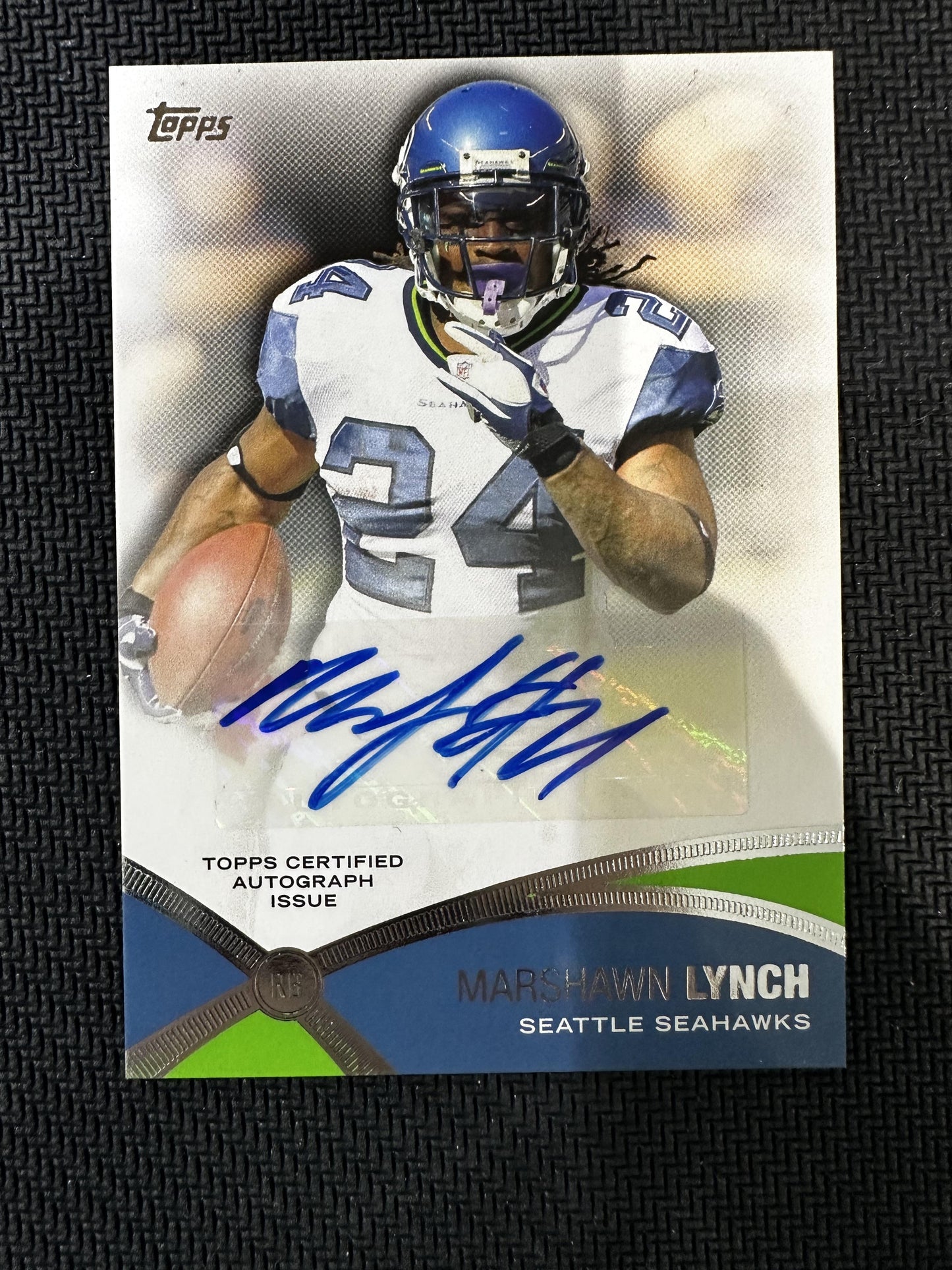 #PPA-ML Marshawn Lynch 2012 Topps AU Seahawks Prolific Playmakers Autographs