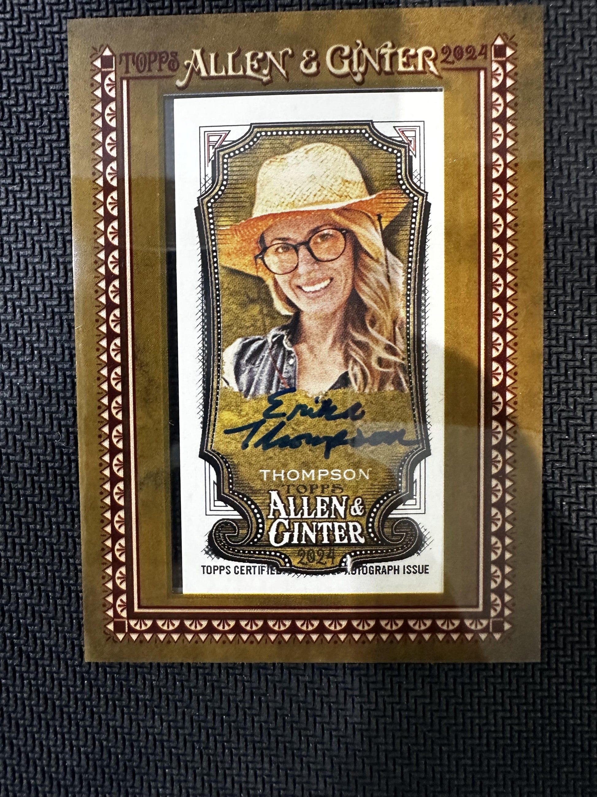 #MA-ETH Erika Thompson 2024 Topps Allen & Ginter AU Auto sports Framed Mini