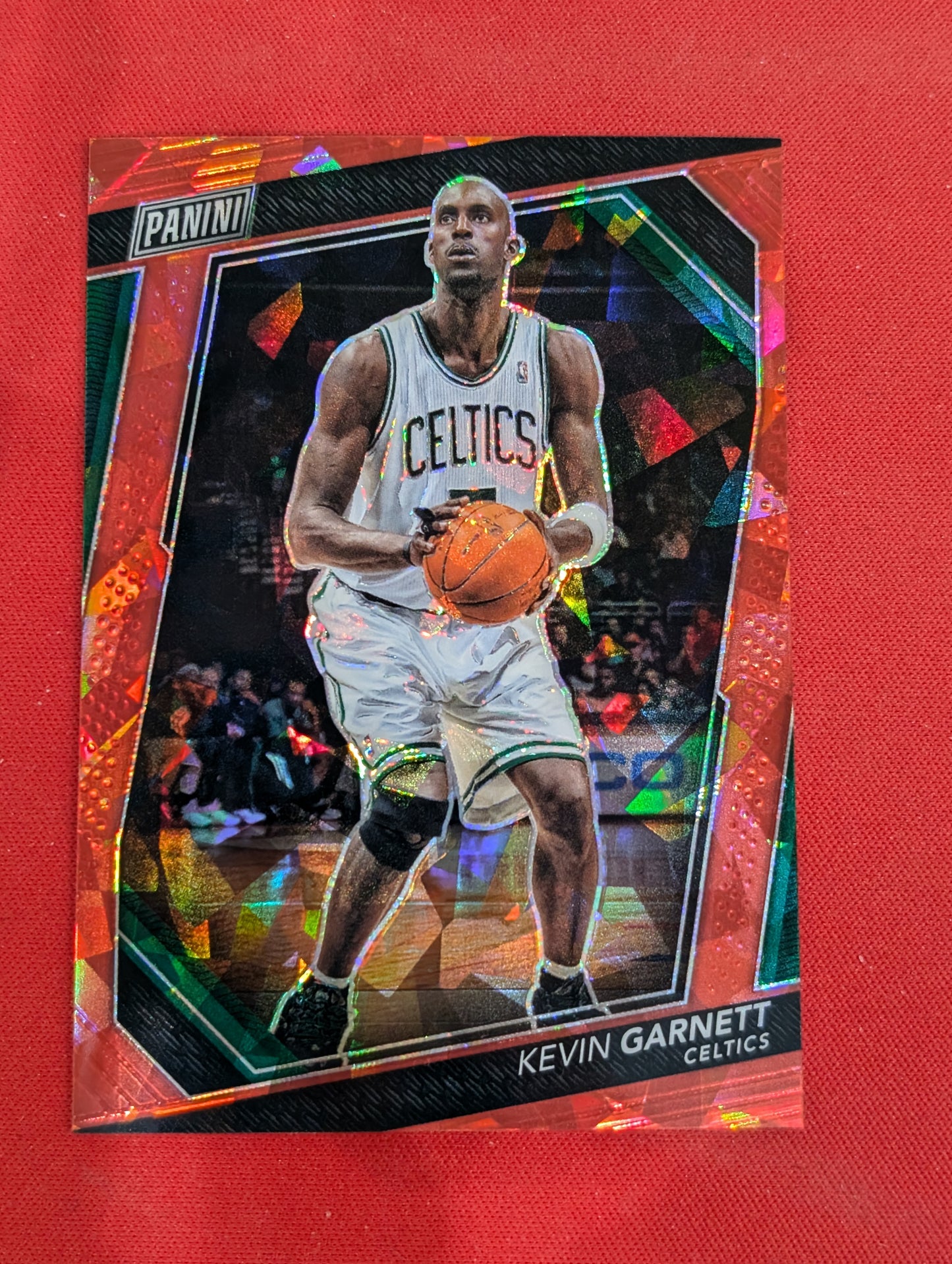 #35 Kevin Garnett 2023 Panini National SN #/199 Red Sparkle