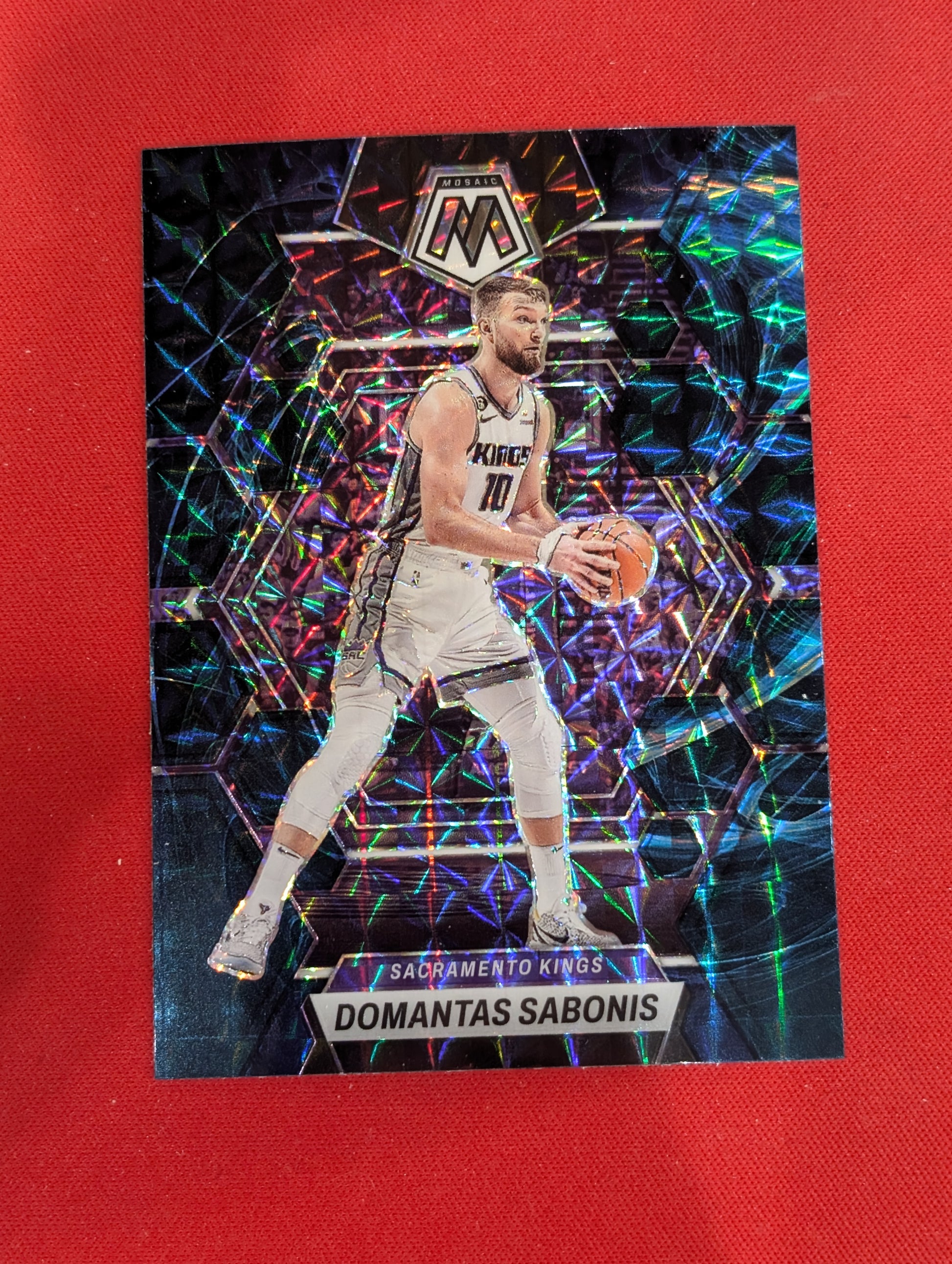 #65 Domantas Sabonis 2022-23 Panini Mosaic Sacramento Kings sports Genesis