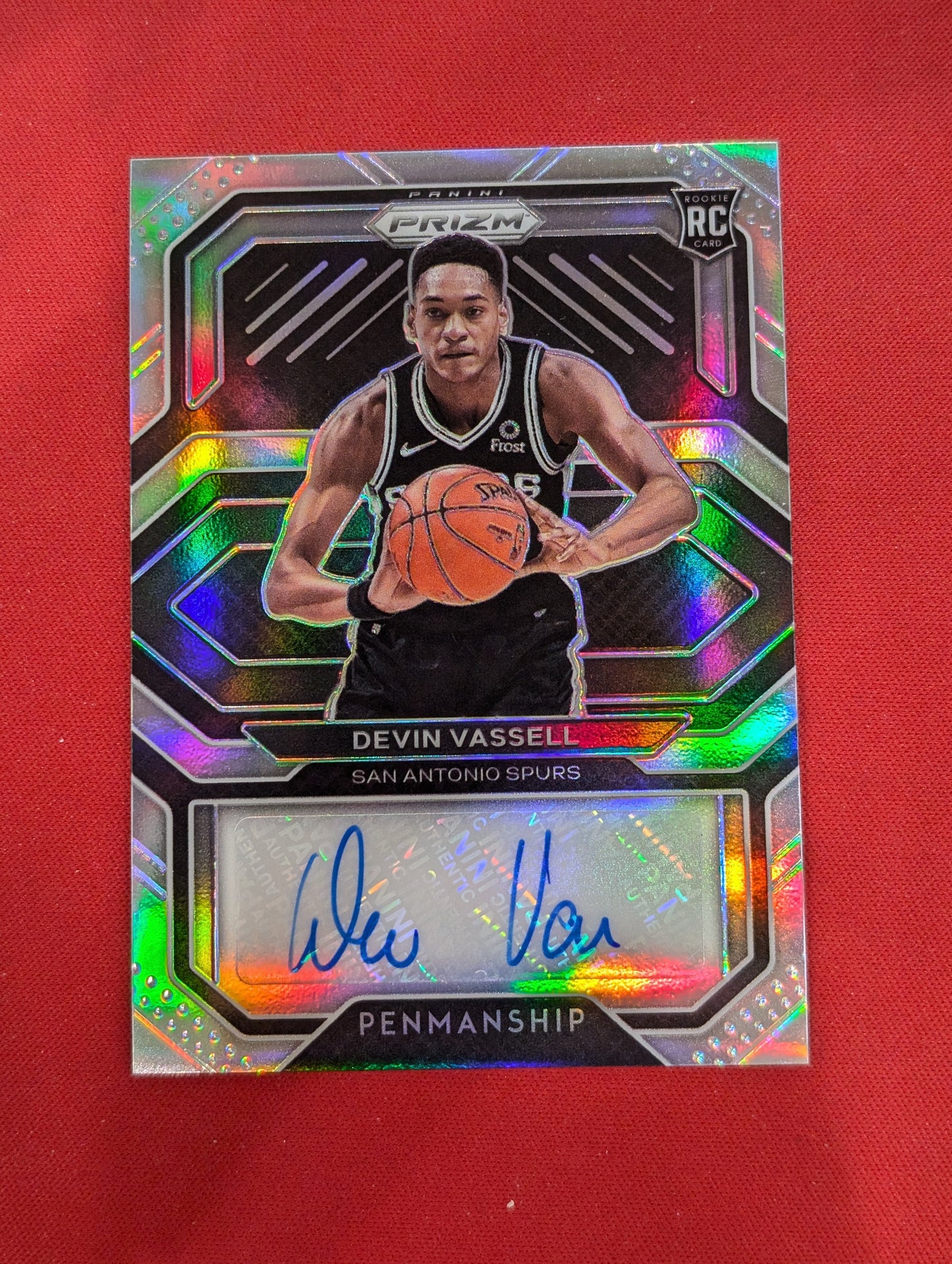 #RP-DVS Devin Vassell 2020-21 Panini Prizm Auto Spurs Rookie Penmanship