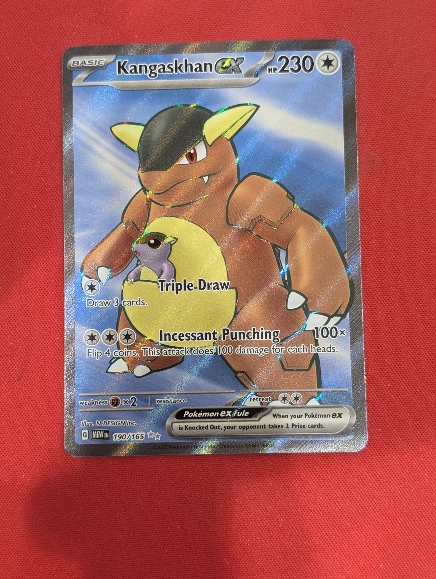 #190/165 Kangaskhan ex SV: Scarlet & Violet 151