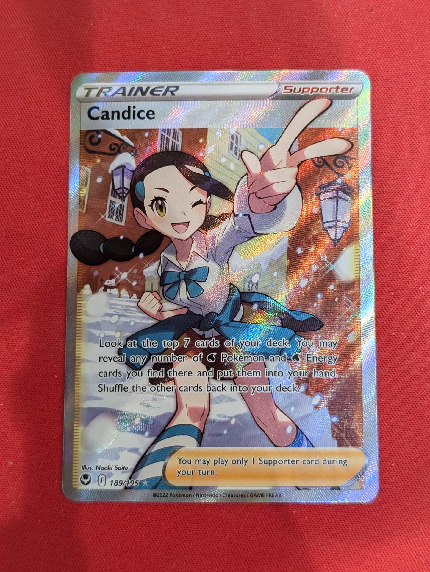 #189/195 Candice (Full Art) SWSH12: Silver Tempest