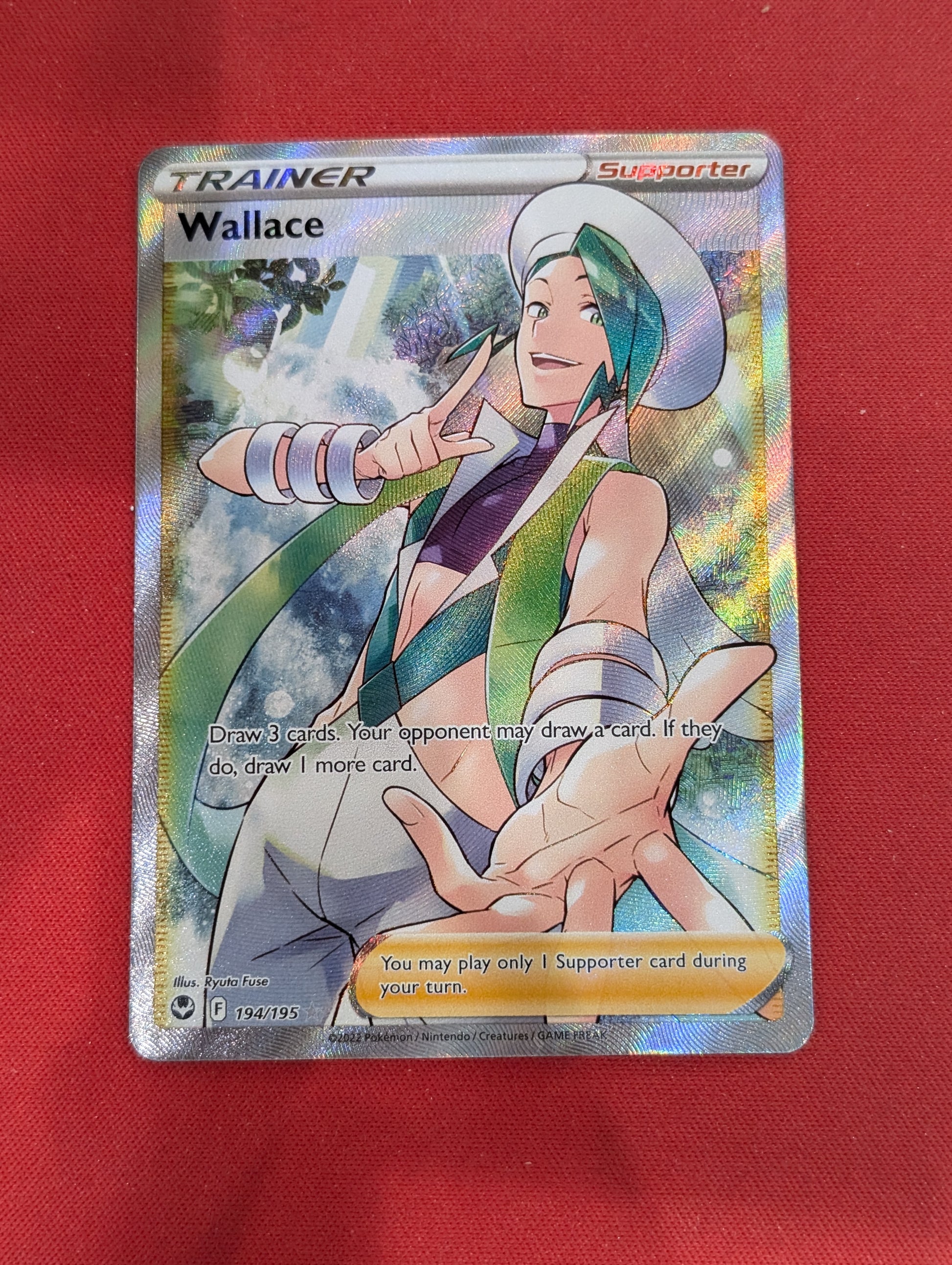 #194/195 Wallace (Full Art) SWSH12: Silver Tempest