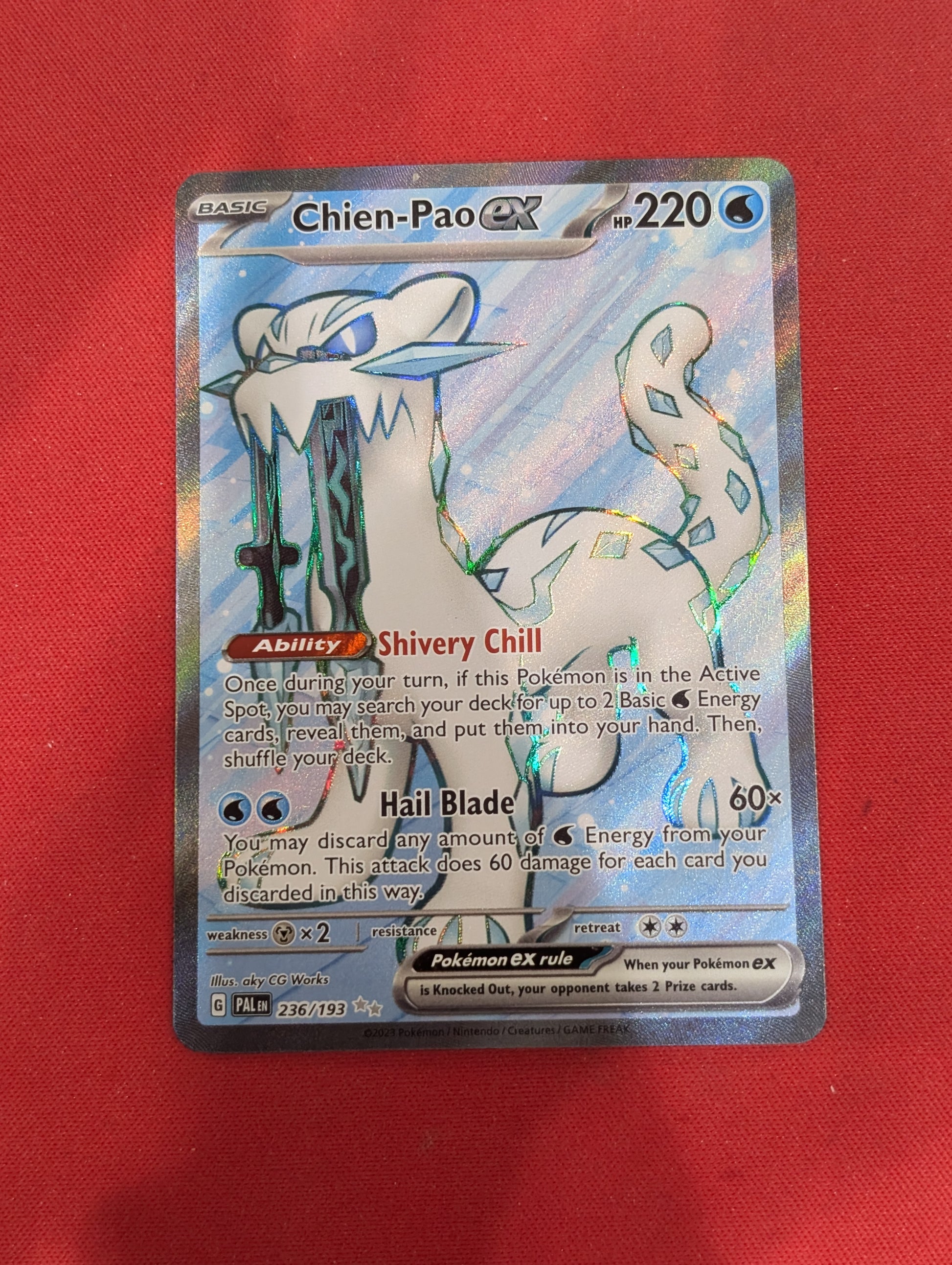 #236/193 Chien-Pao ex SV02: Paldea Evolved