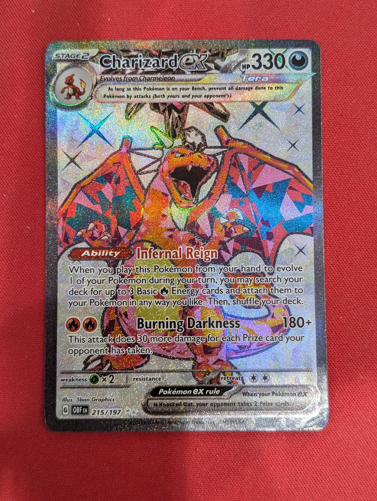 #215/197 Charizard ex SV03: Obsidian Flames