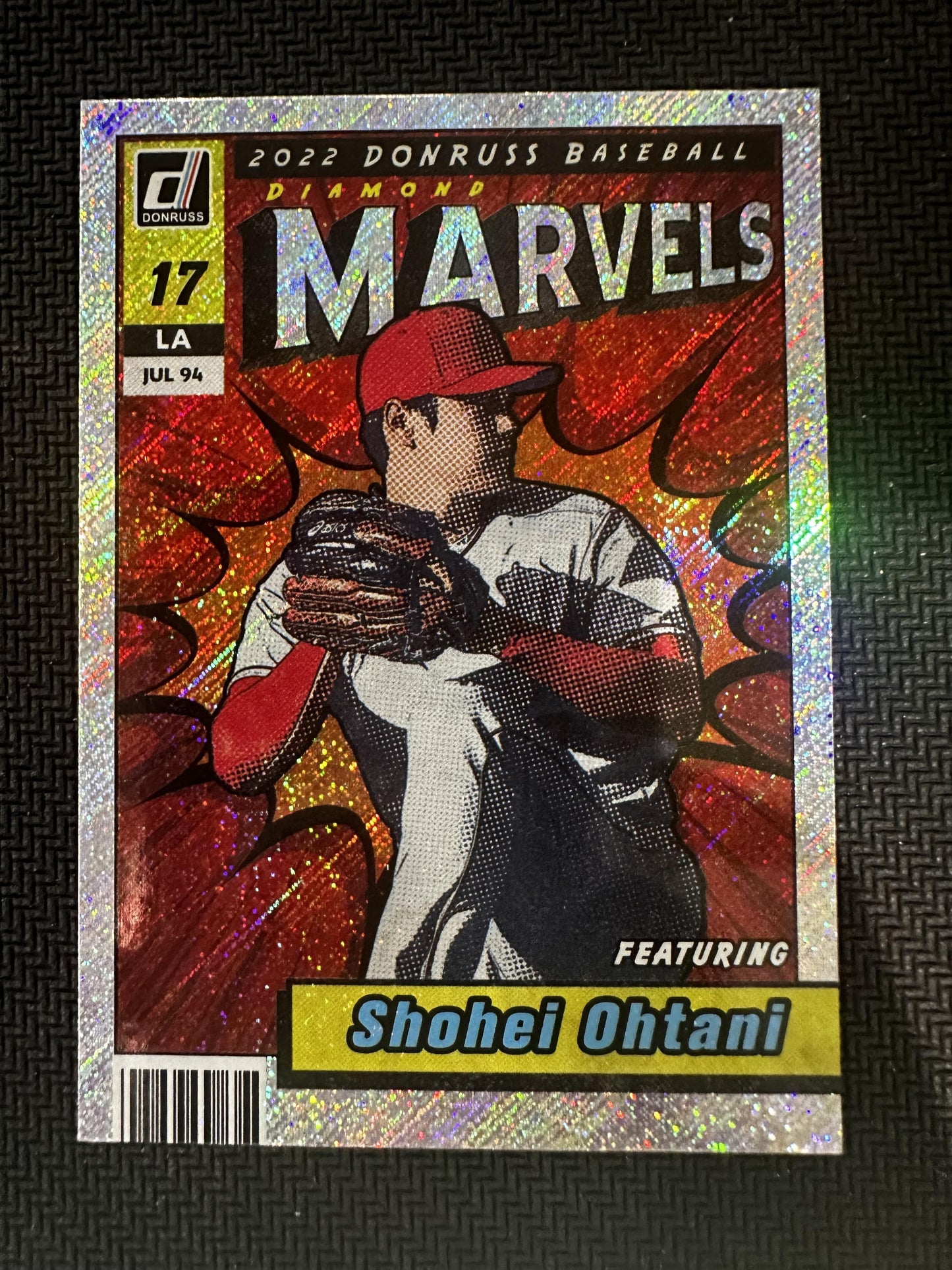 #M-9 Shohei Ohtani 2022 Donruss Los Angeles Angels sports Marvels Rapture