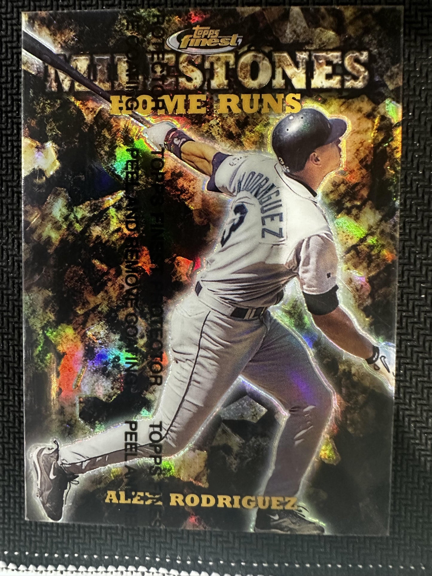 #M14 Alex Rodriguez 1999 Finest SN #/500 Seattle Mariners sports Milestones