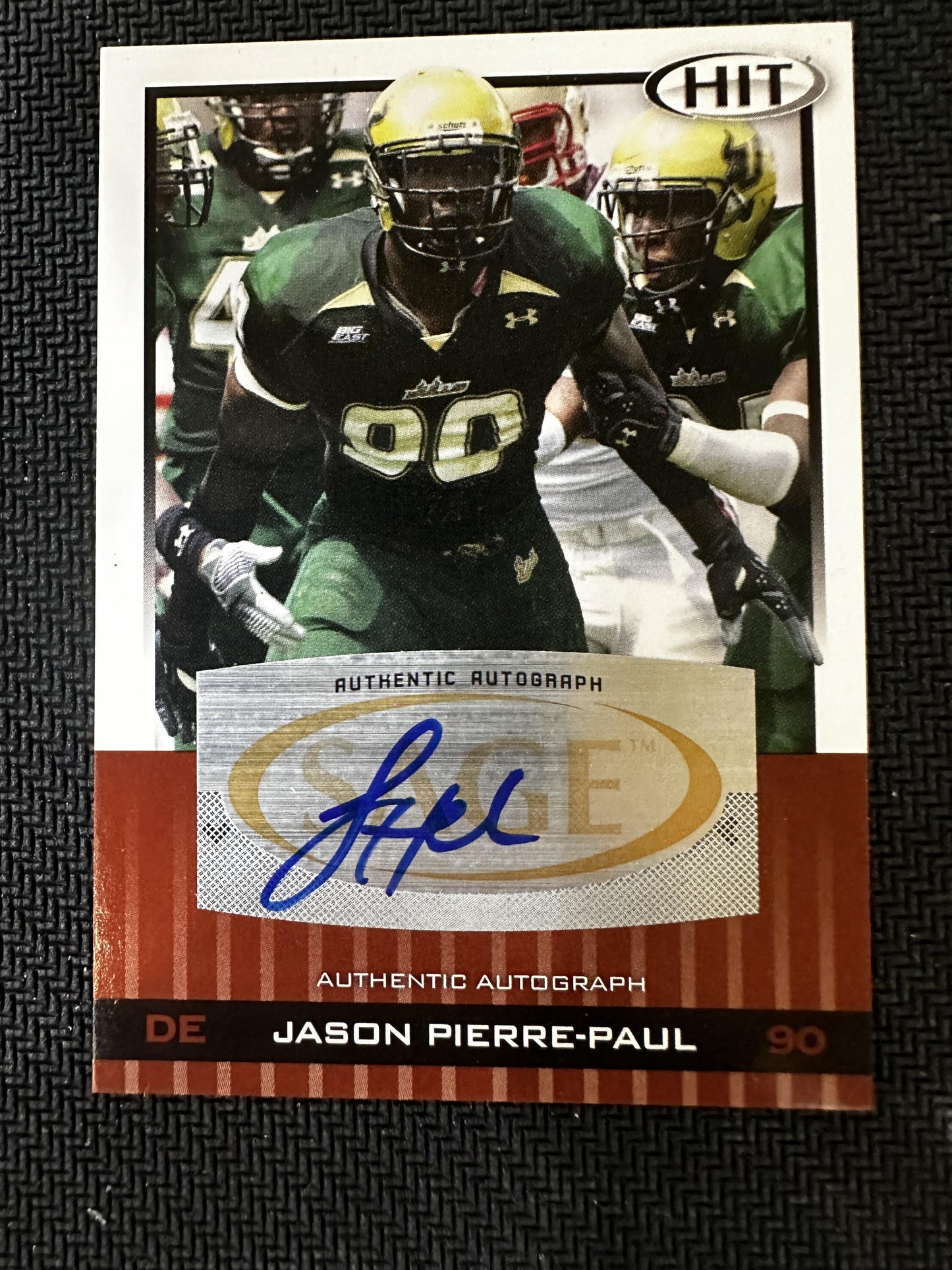 #A90 Jason Pierre-Paul 2010 SAGE HIT AU Auto Autographs