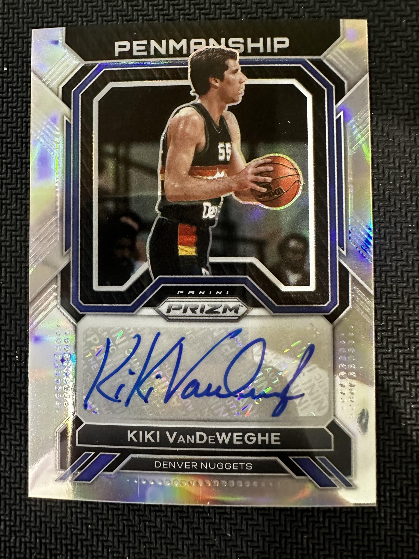 #PNM-KVG Kiki Vandeweghe 2022-23 Panini Prizm Nuggets Penmanship Prizms Silver