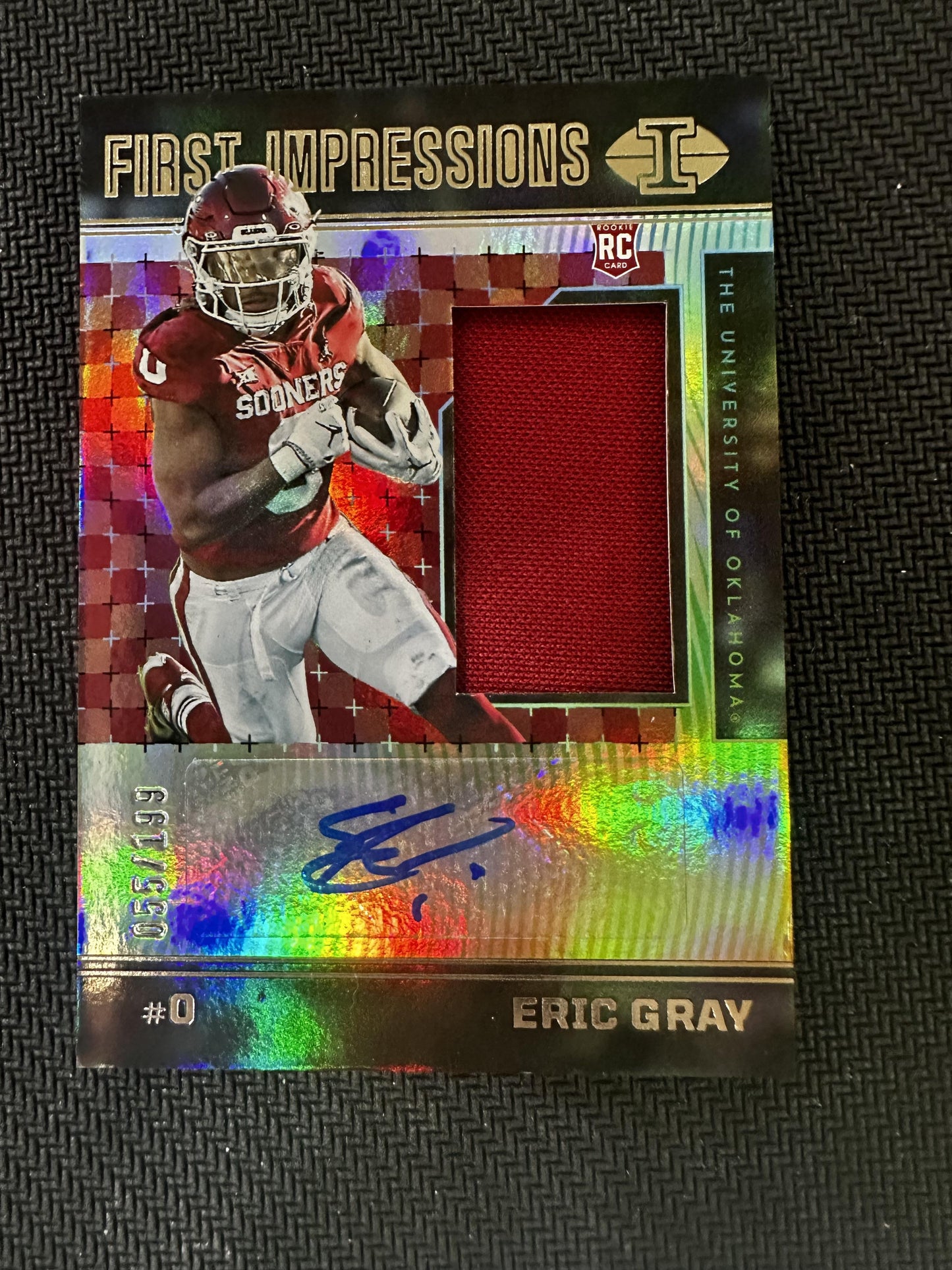 #II-EG Eric Gray 2023 Panini Chronicles Draft Picks #/199 First Impressions