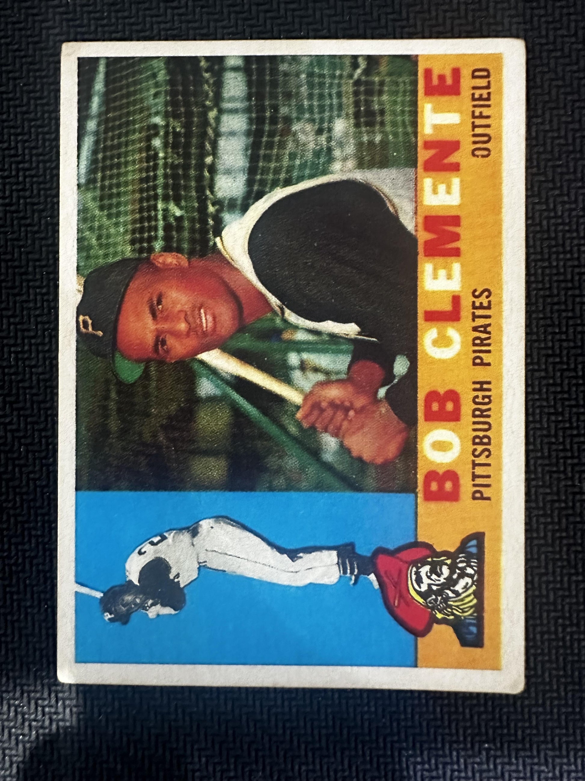 #326 Bob Clemente 1960 Topps Pittsburgh Pirates sports