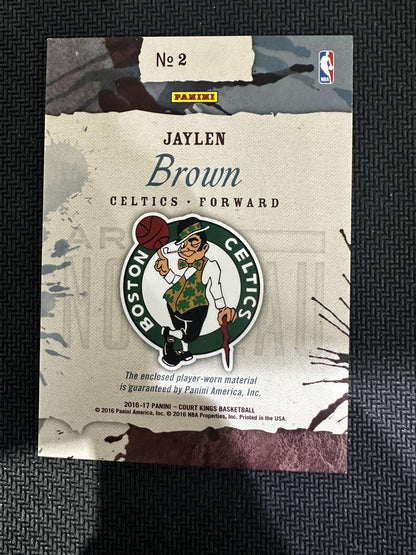 #2 Jaylen Brown 2016-17 Panini Court Kings MEM Boston Celtics sports Art Nouveau