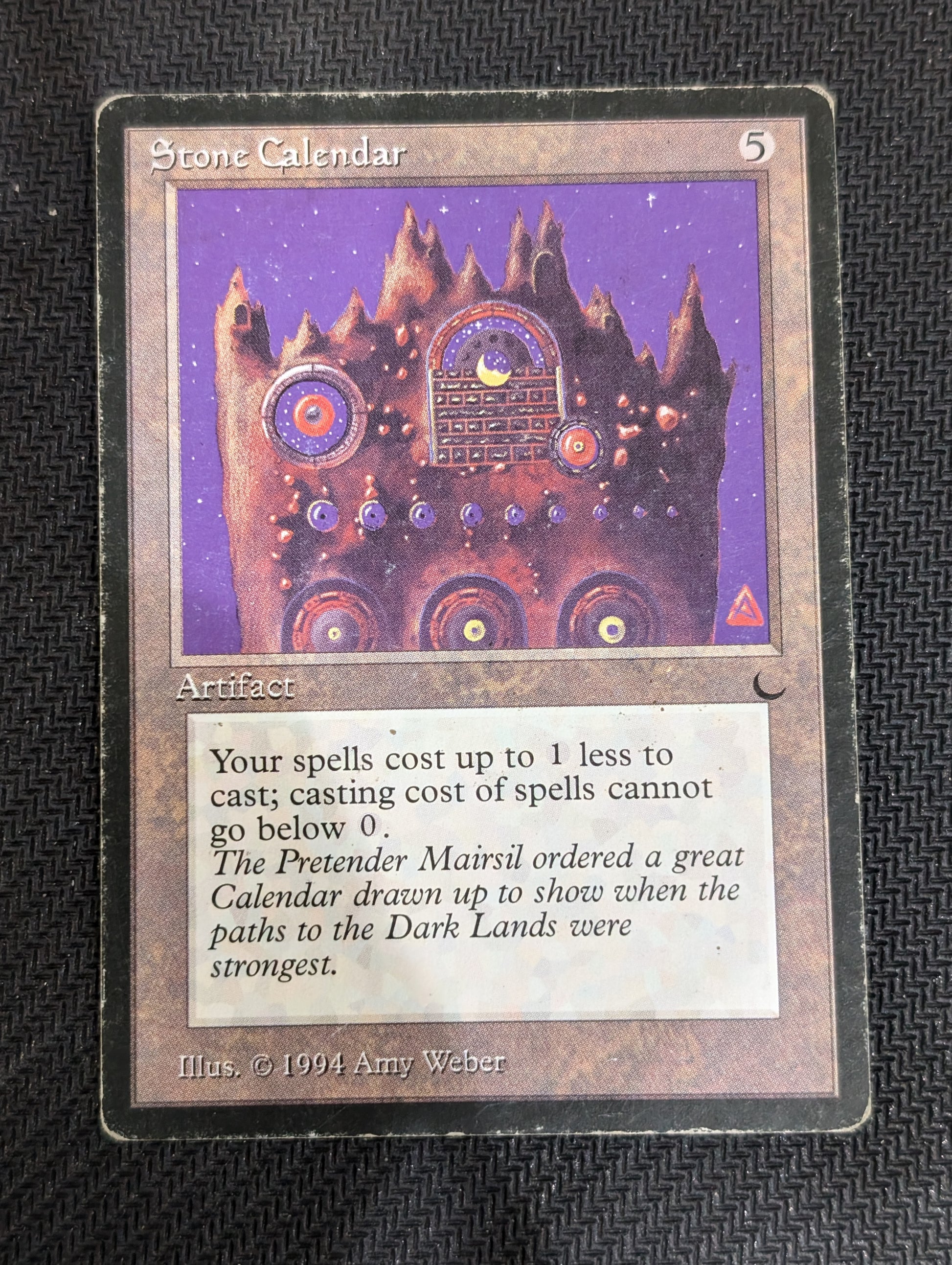 # Stone Calendar The Dark Rare tcg