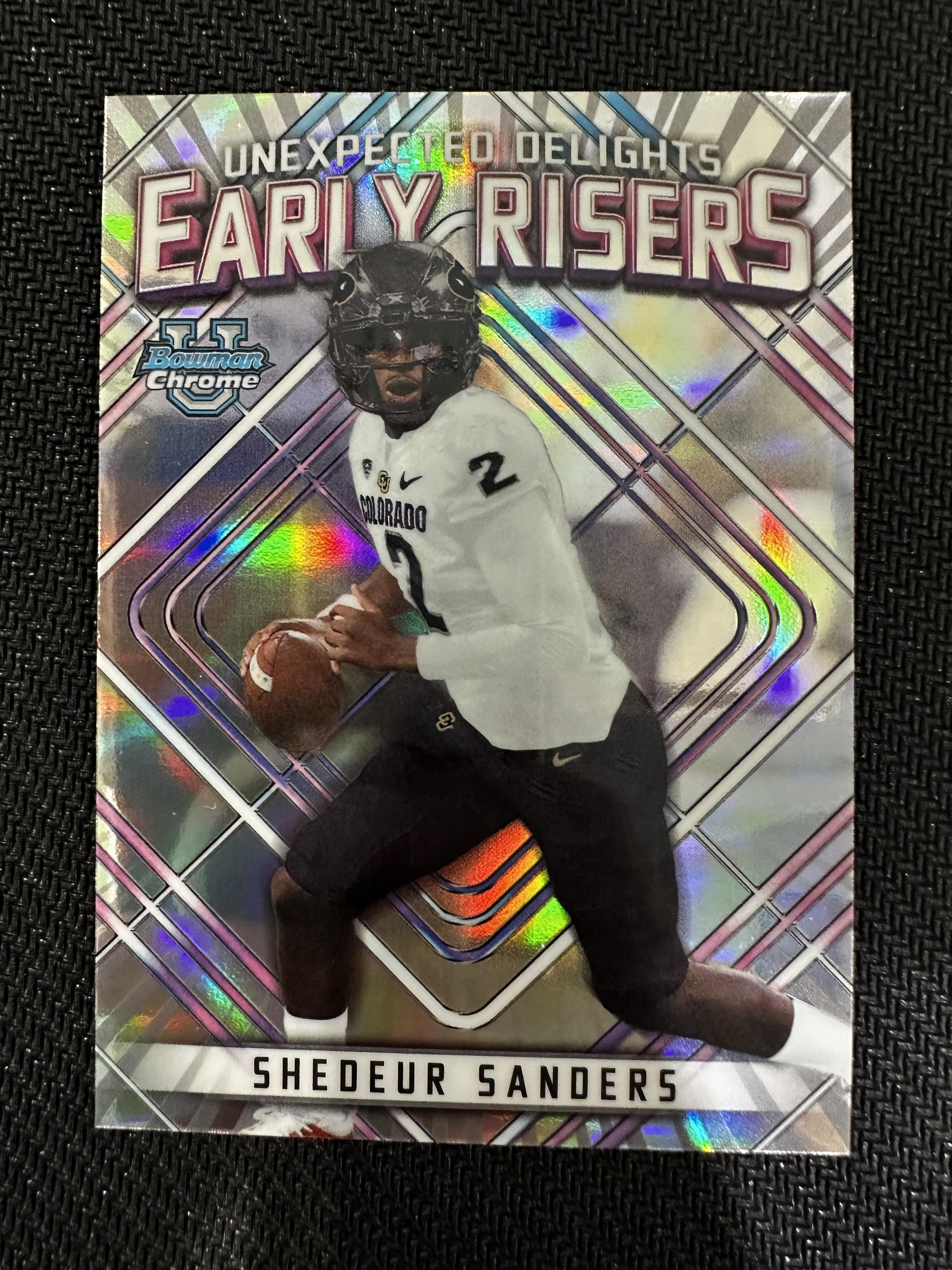 #ER-4 Shedeur Sanders 2023 Bowman U Chrome Unexpected Delights Early Risers