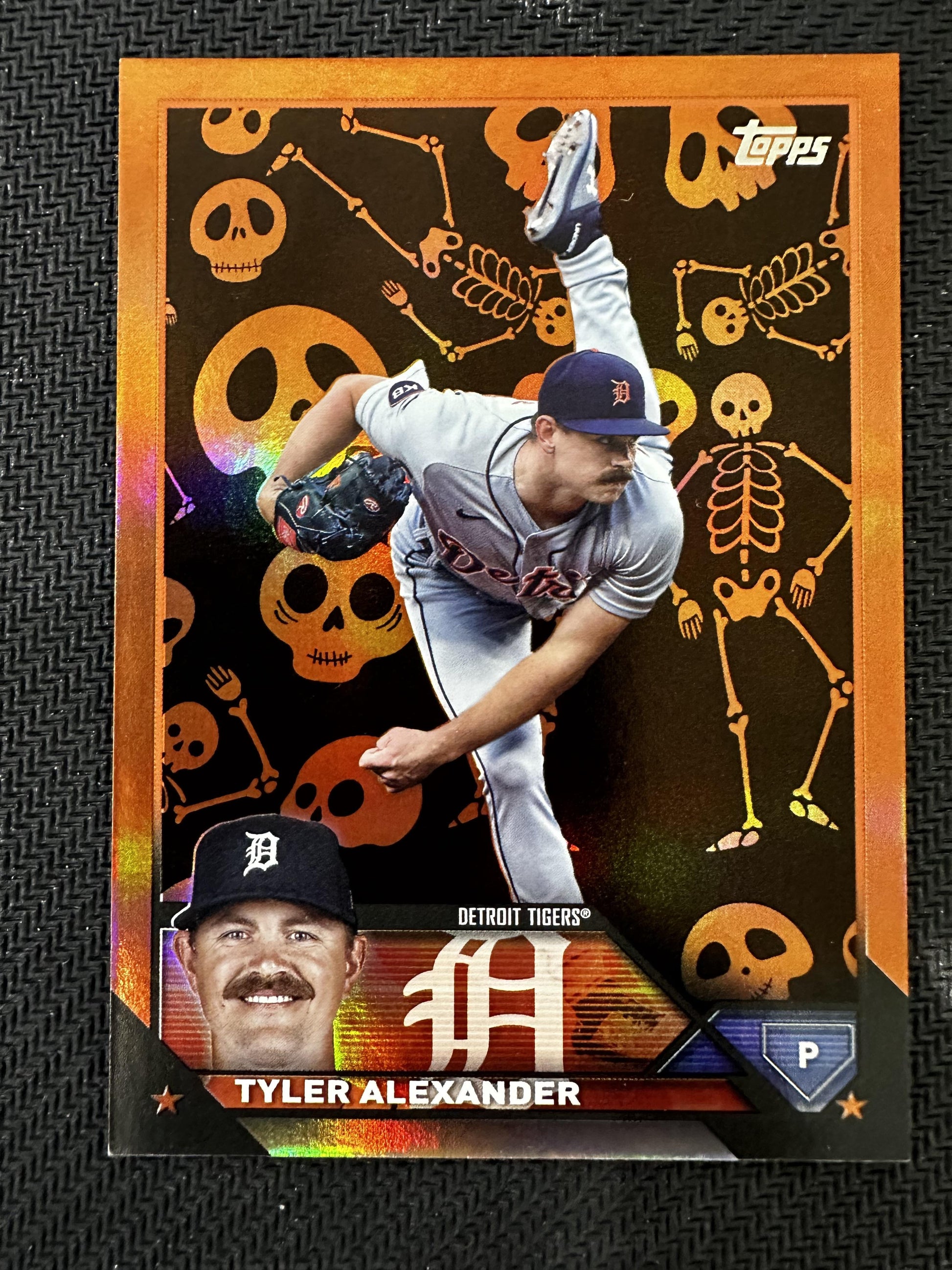 #US285 Tyler Alexander 2023 Topps Update SN #/50 Detroit Tigers sports Skeleton