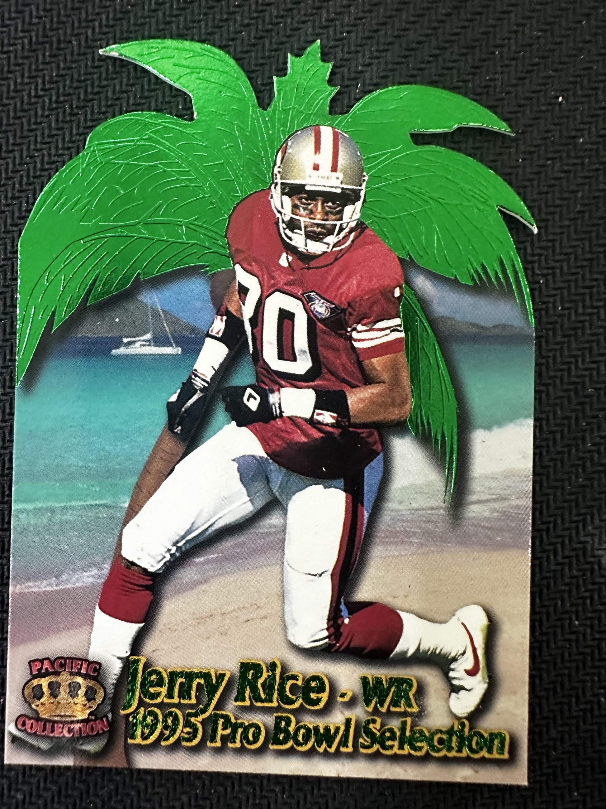 #PB-14 Jerry Rice 1995 Pacific Crown Royale 49ers Pro Bowl Die Cuts