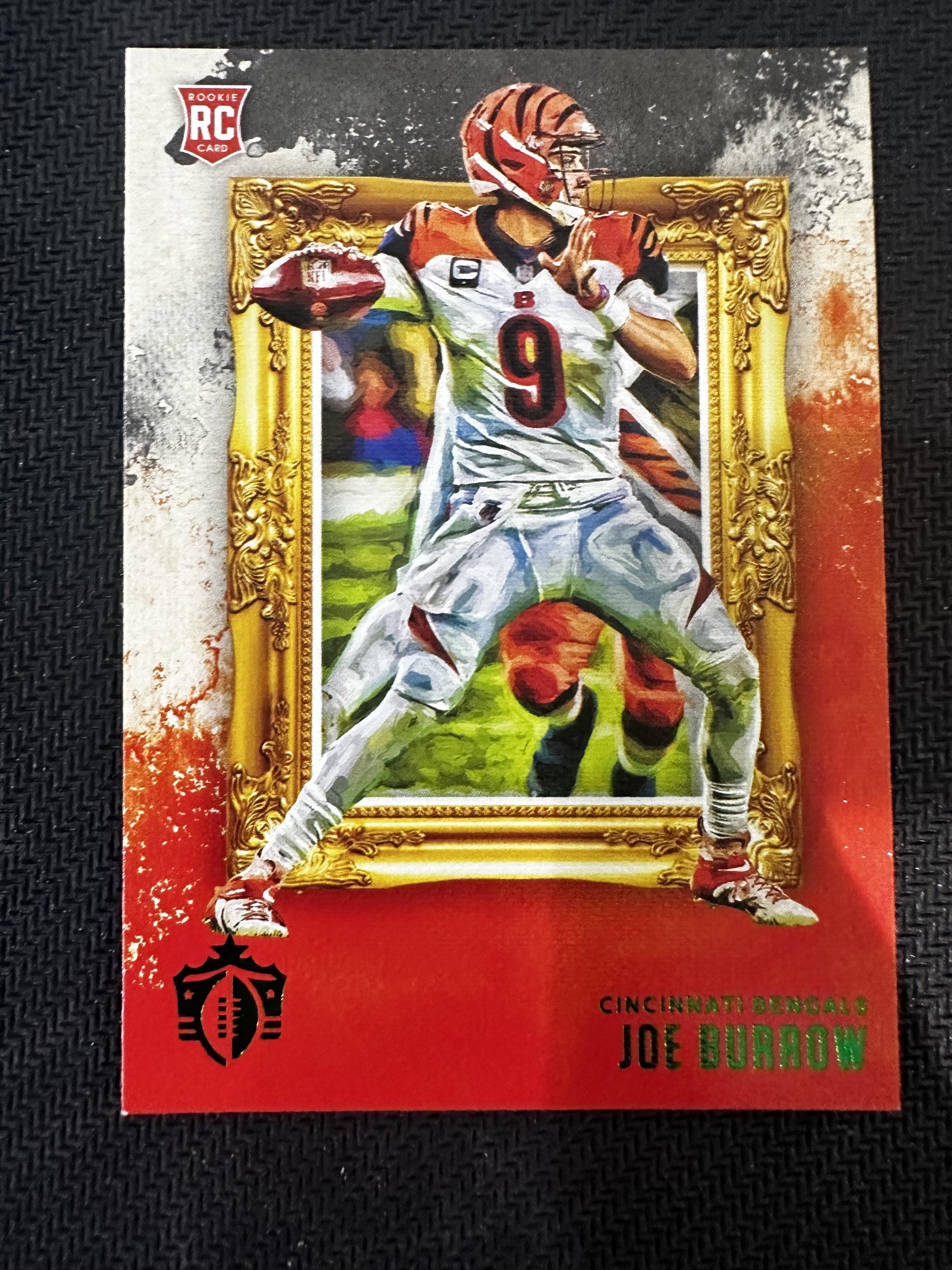 #GK-1 Joe Burrow 2020 Panini Chronicles Cincinnati Bengals Gridiron Kings Green