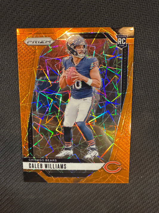 #301 Caleb Williams 2024 Panini Prizm RC Rookie Chicago Bears sports Lazer