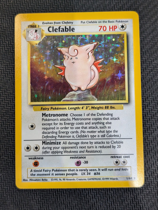 #01/64 Clefable (1) Jungle NO STAMP