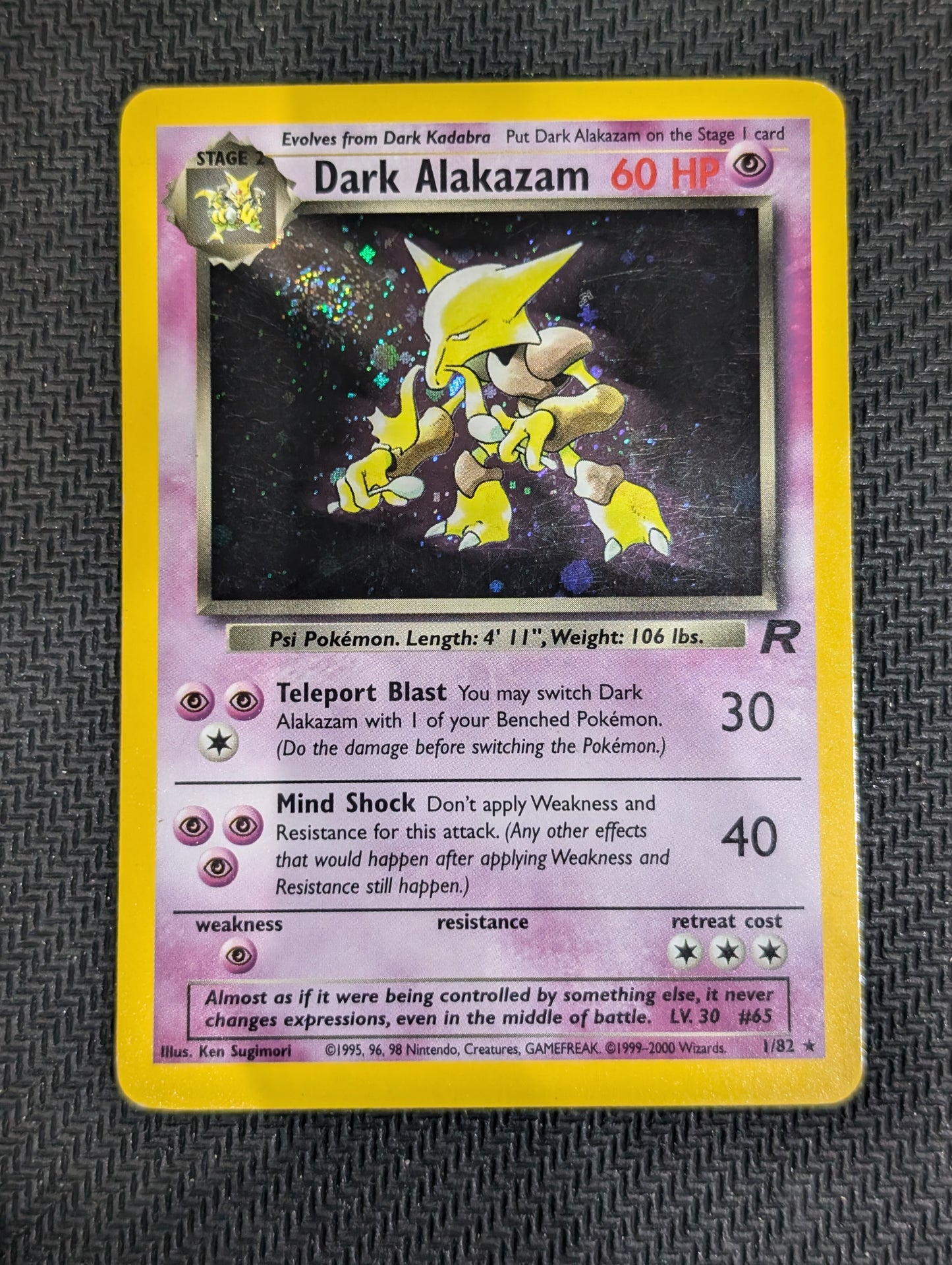 #01/82 Dark Alakazam (1) Team Rocket