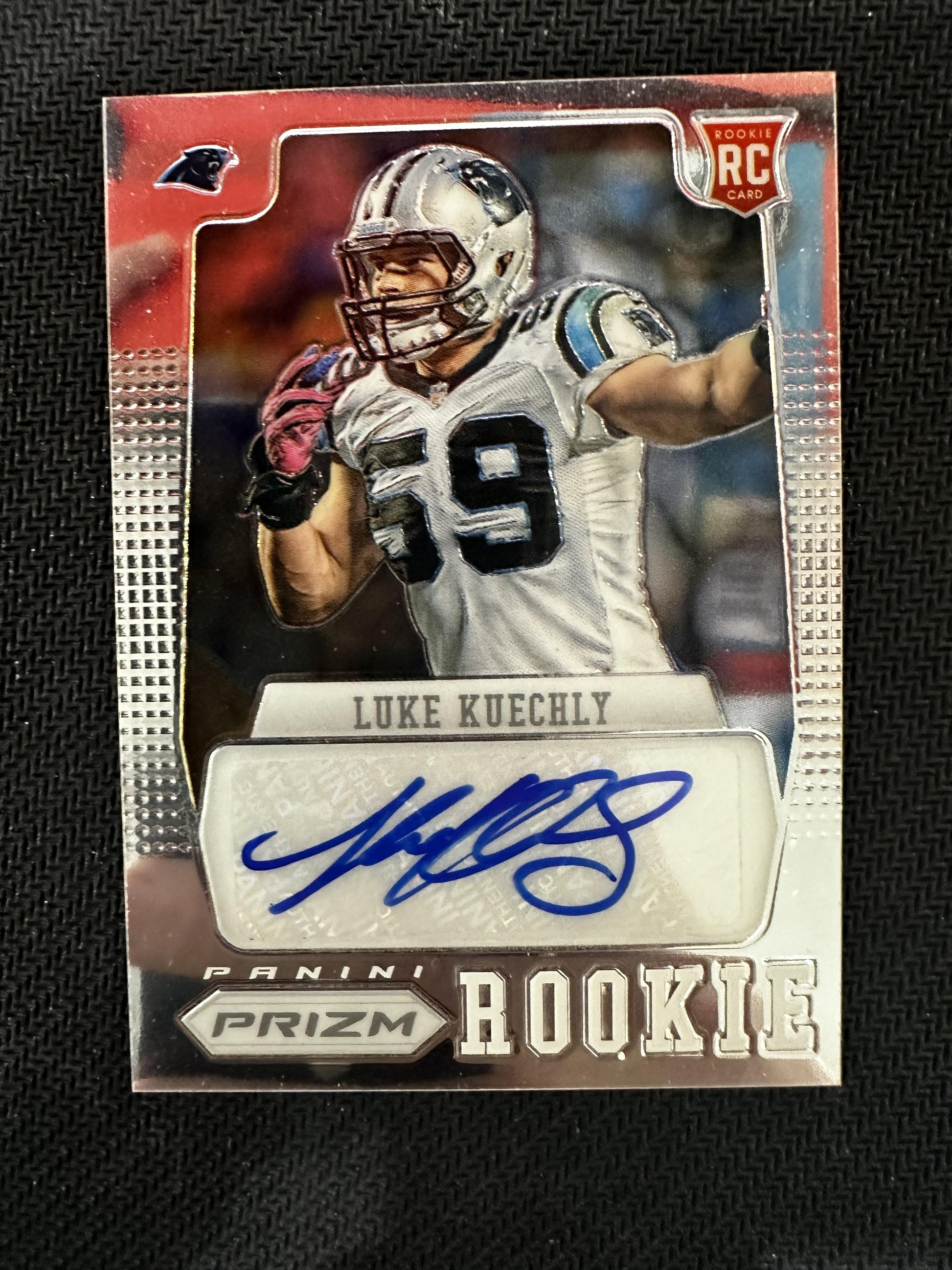 #279 Luke Kuechly 2012 Panini Prizm AU,SN Auto /299 Carolina Panthers Autographs